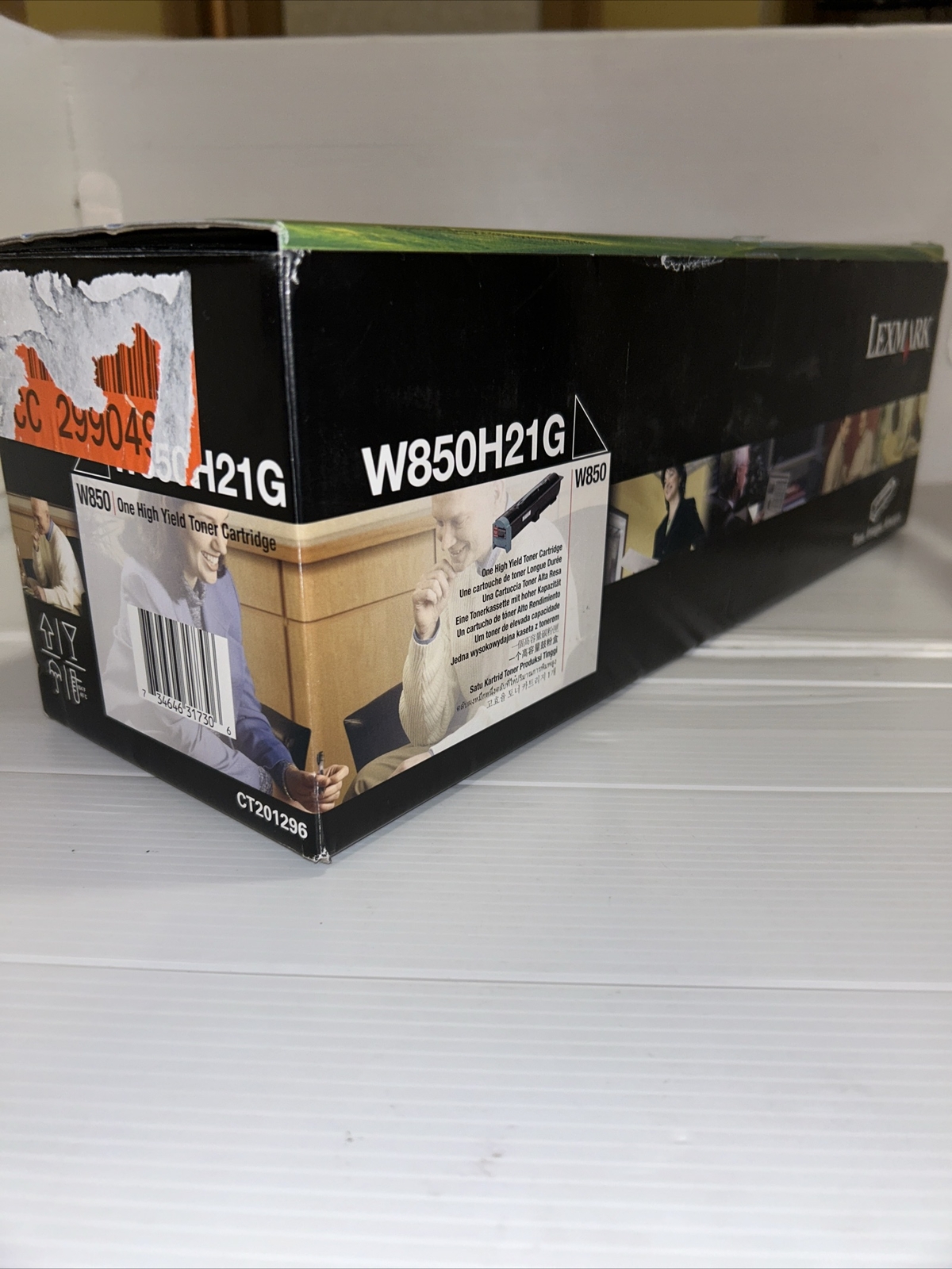 Lexmark W850H21G W850 Black High YIeld Toner Cartridge Genuine New OEM CT201296