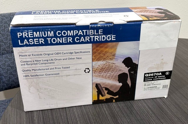 Premium Compatable Laser Toner Cartridge Black Q2670A Sealed For HP Laserjet