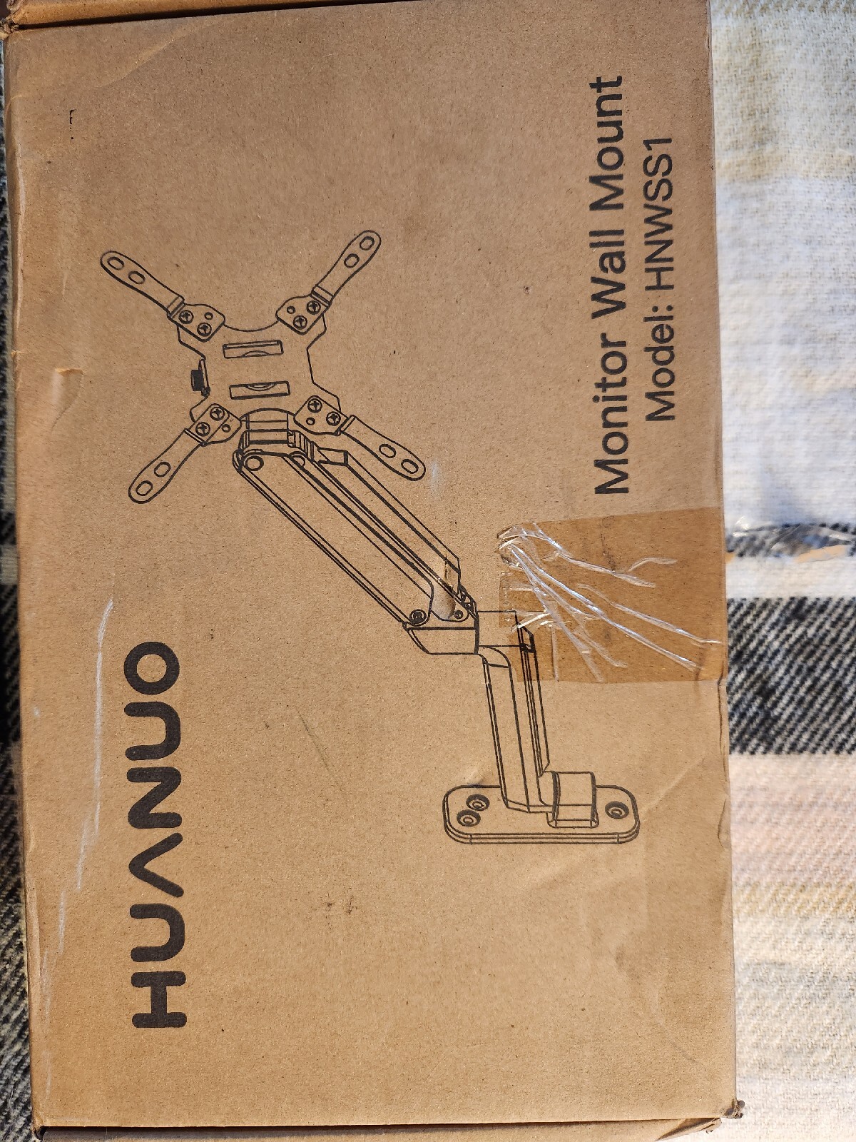 New HUANUO HNWSS4 - Full Motion Wall Mount for 22”-35” Ultrawide Monitor