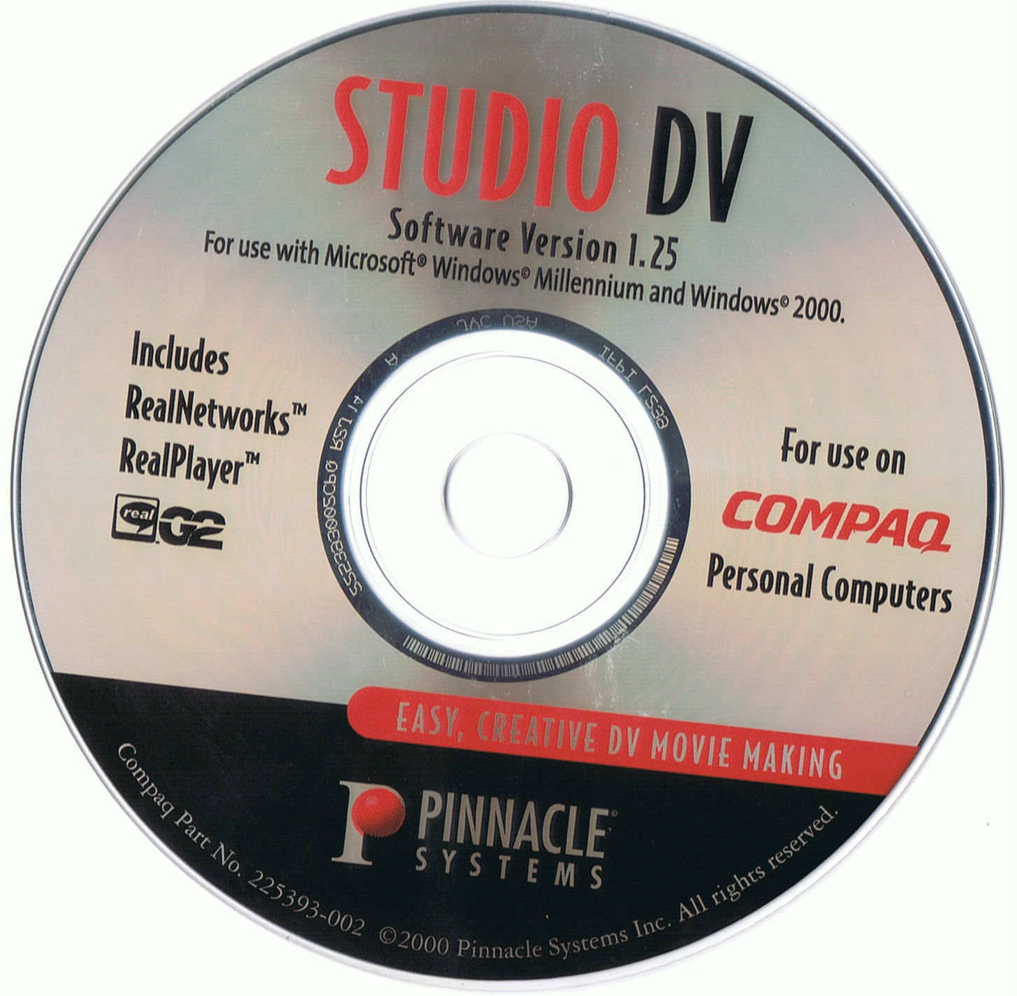 NEW Pinnacle Systems Studio DV Software Ver 1.25 Disc Only