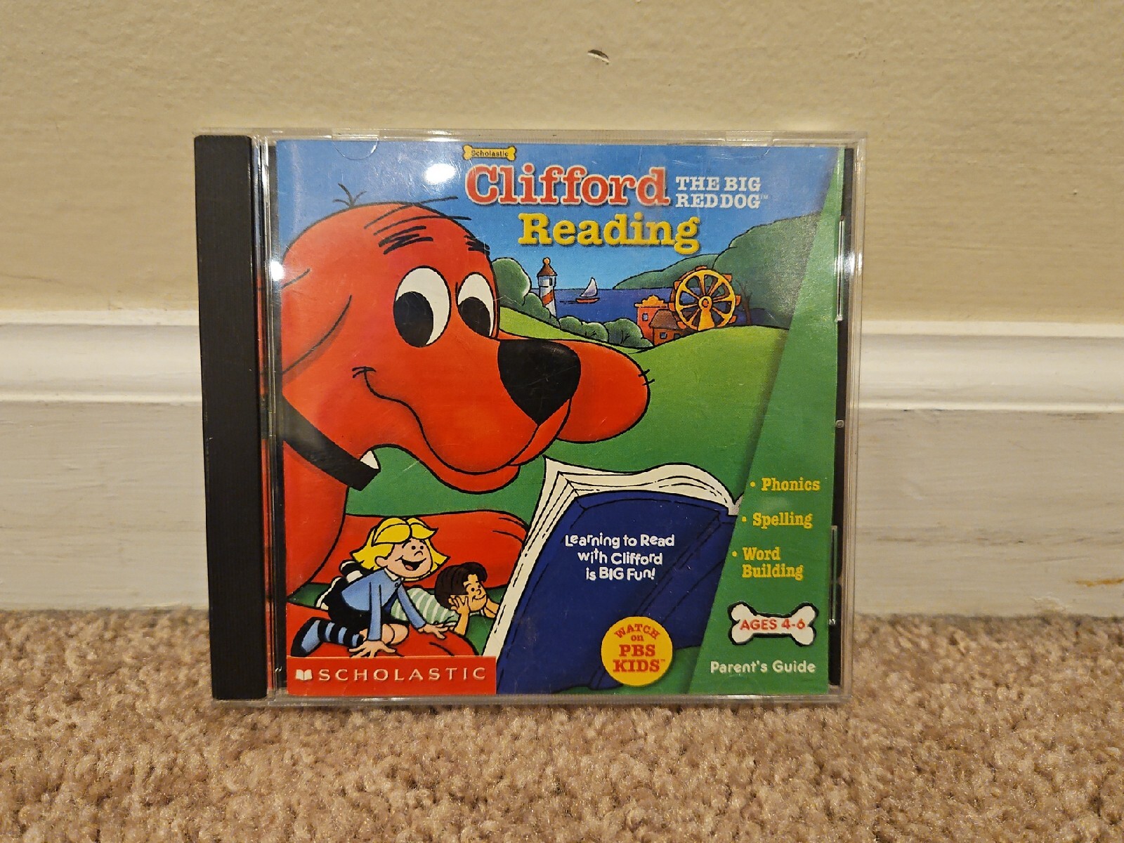 Clifford The Big Red Dog: Reading (CD-Rom, 2000, Scholastic)