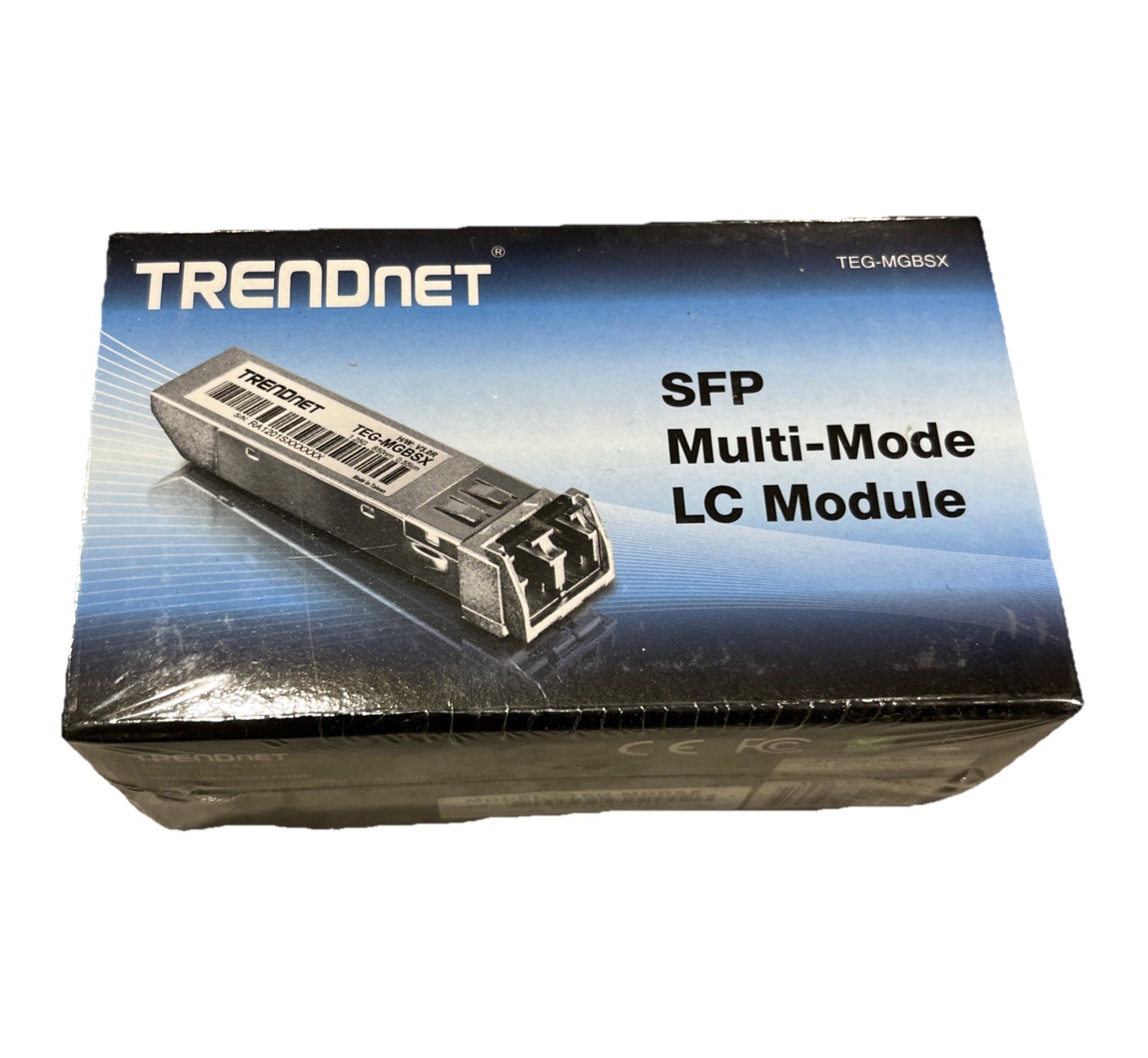 NIB TRENDnet SFP Multi-Mode LC Duplex Connector Module 1,800ft, Model: TEG-MGBSX