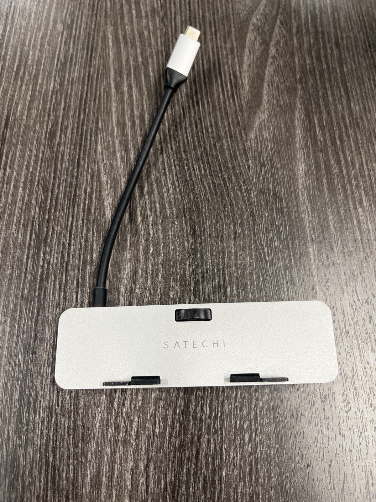 Satechi USB-C Aluminum Monitor Stand Clamp Hub Mac iMac Card Reader USB 3.0