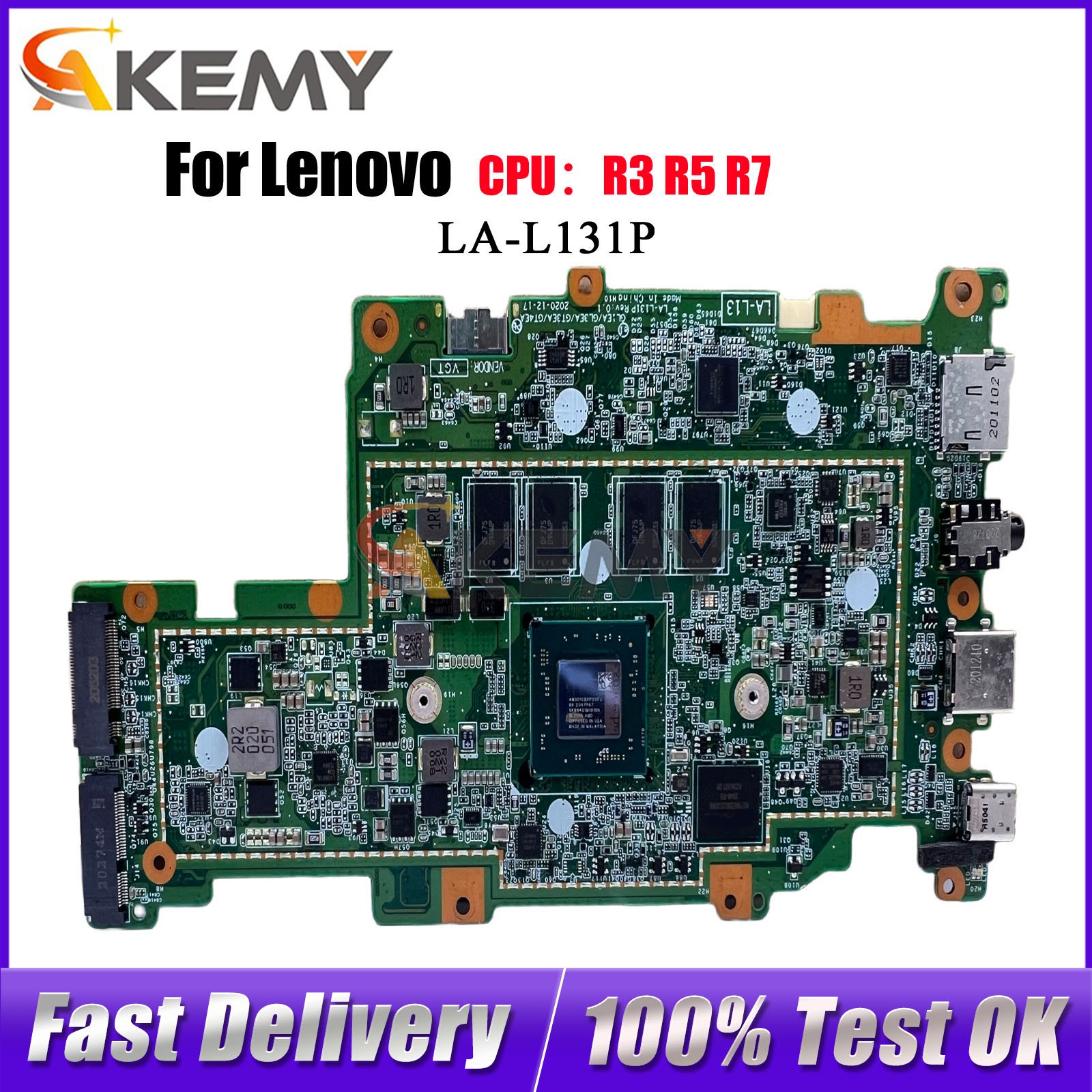 LA-L131P Laptop Mainboard For Lenovo 14e Chromebook 3015CE 4G/8G-RAM 32/64G-SSD