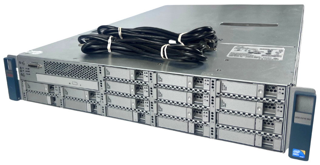 Cisco R210-2121605W UCS C210 M2 2x Intel Xeon E5640, 48GB, 10x 146GB HDD, 2x PSU