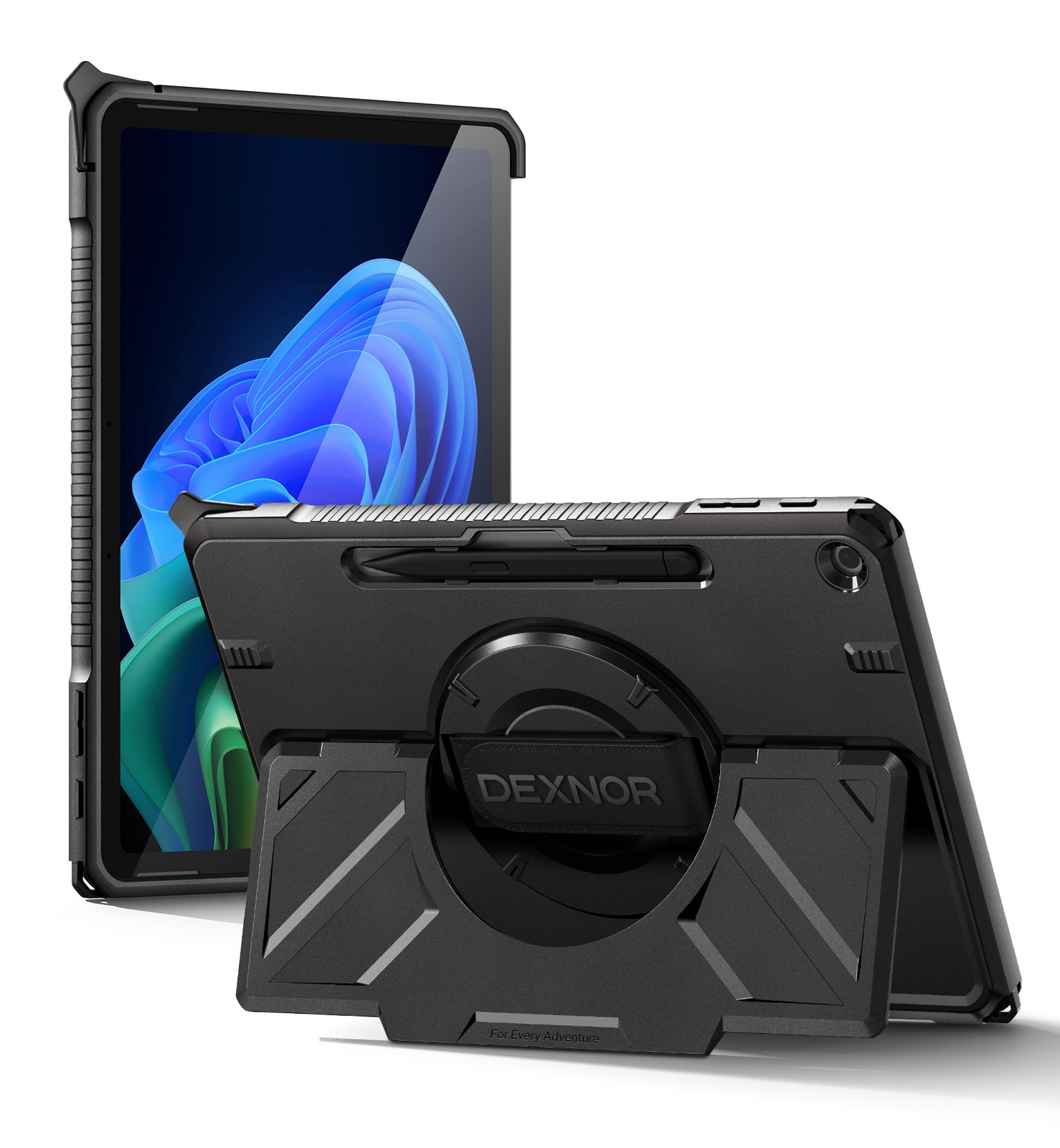 Dexnor for Microsoft Surface Pro 12 inch 2025, Rugged Case with Hand Strap