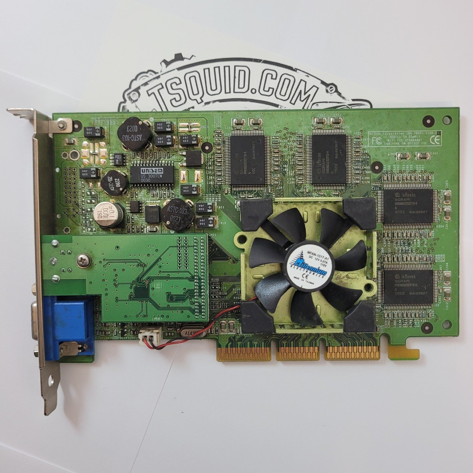 NVIDIA NV15 GeForce2 GTS 32MB AGP Graphics Video 5065-2543 180-P0020-0000-E01