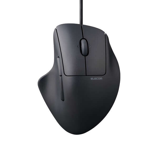 ELECOM Wired S-Size Mouse SHELLPHA with Tilt Function 7 Buttons M-SH31UBSKBK New