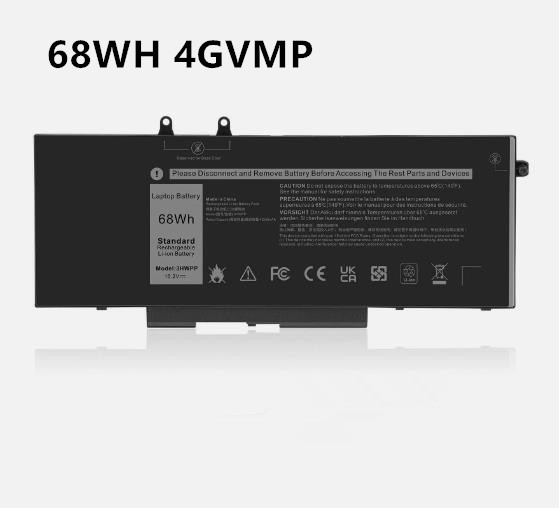 4GVMP 68Wh Battery For Latitude 5400 5500 Precision 3540 Laptop 9JRYT C5GV2