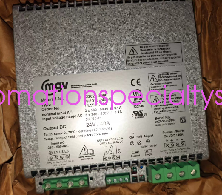 1PCS NEW MGV PH1013-2440/E Power supply shipping Via DHL/Fedex