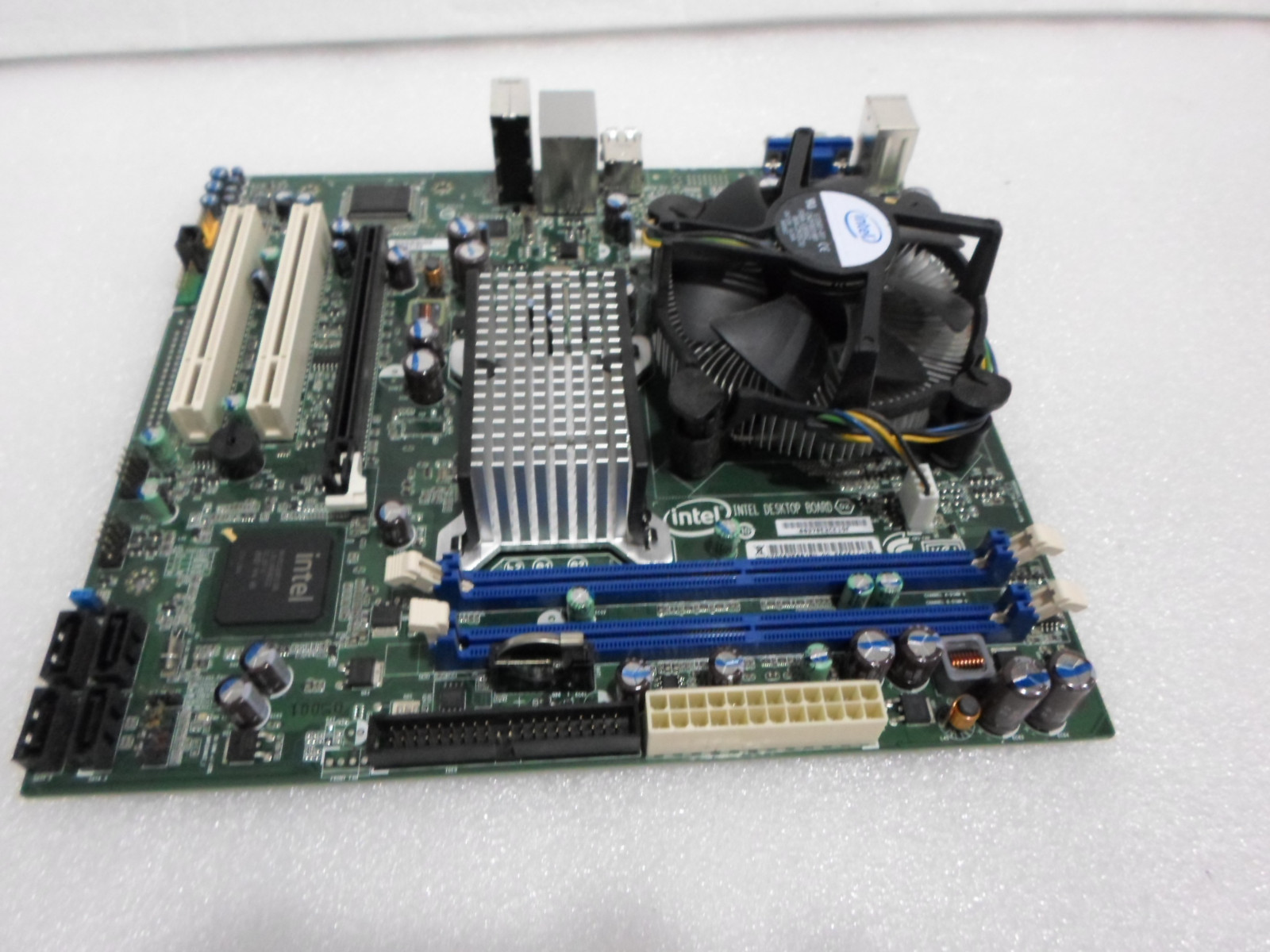 INTEL DG41RQ E54511-205 SLGTK 2.7GHZ DUAL-CORE CPU FAN & HEATSINK USED & TESTED