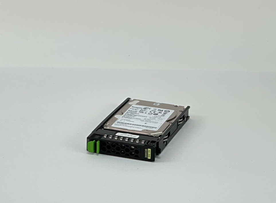 Fujitsu Seagate 300GB SATA 6G S8 SFF 2.5 MLC SSD ST300MM0006 A3C40166985 w/Tray