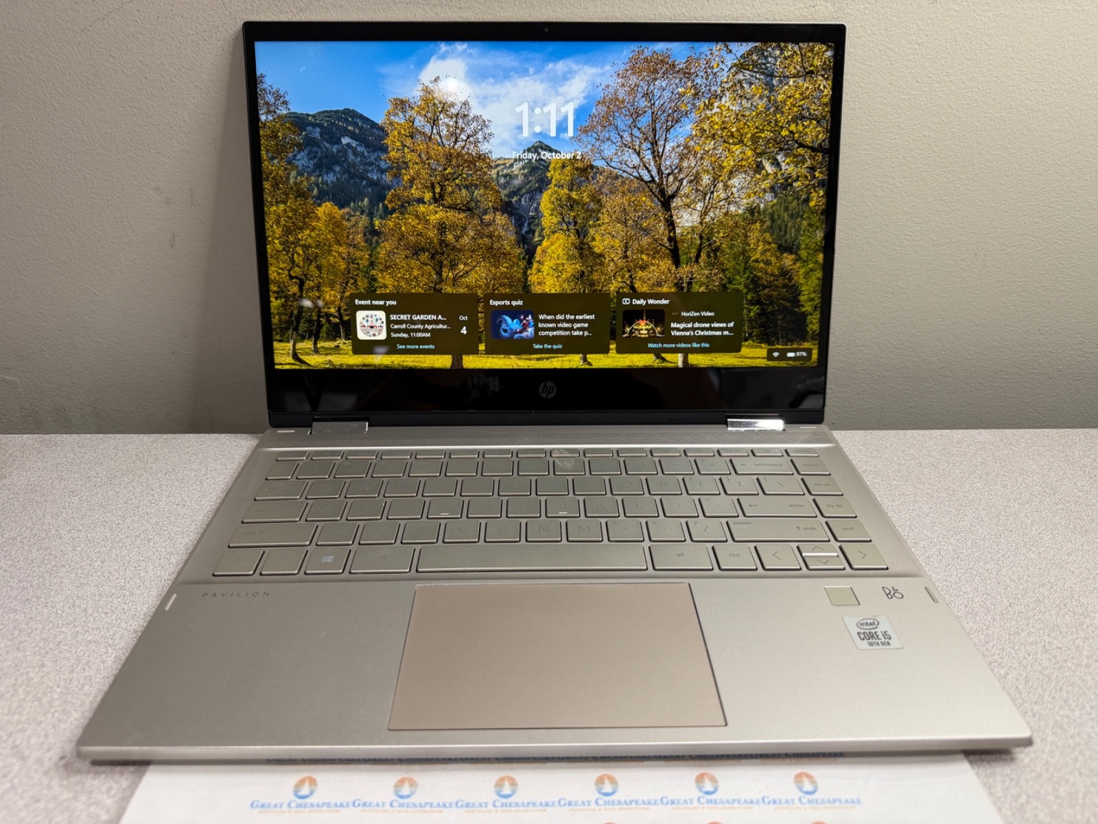 HP Pavilion x360 14m-dw00233dx 2 in1 TOUCH  i5-1035G1 256GB SSD 8GBRam Win11Home