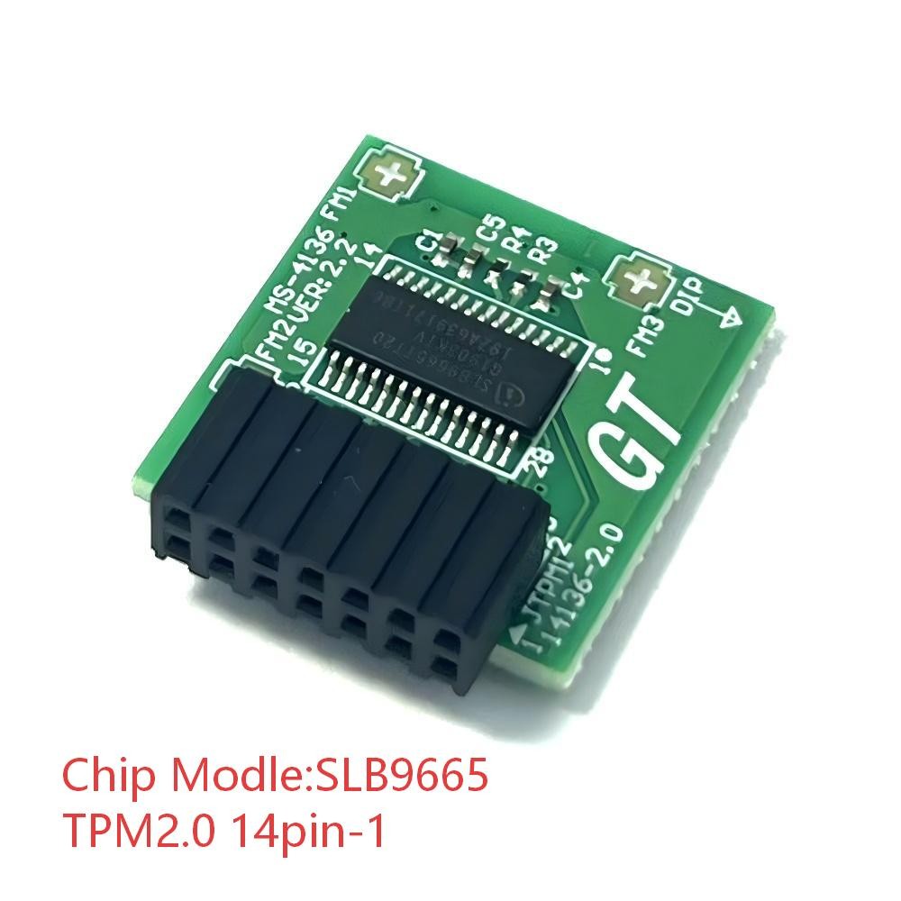 USTPM2.0 14pin-1Module Trusted Platform LPC for MSI MS-4136 MPG X570 GAMING PLUS