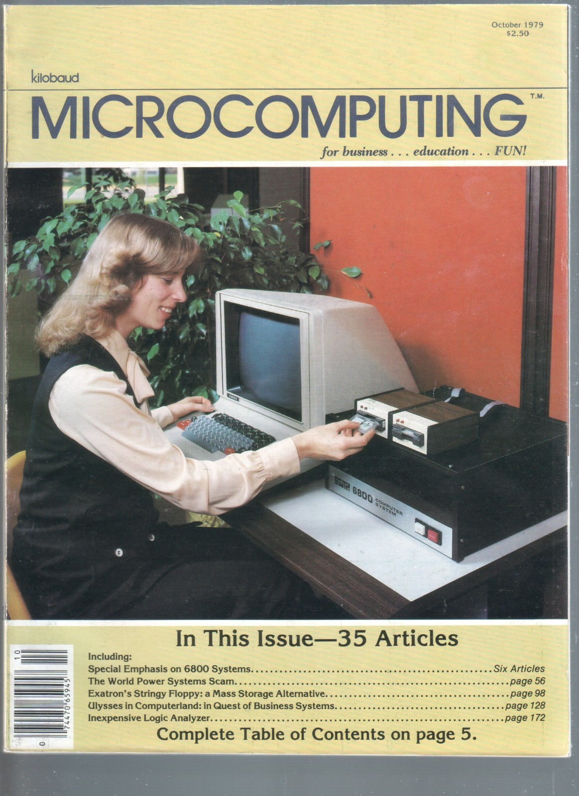 Kilobaud Computer Hobbyist Magazine Issue 34 October 1979