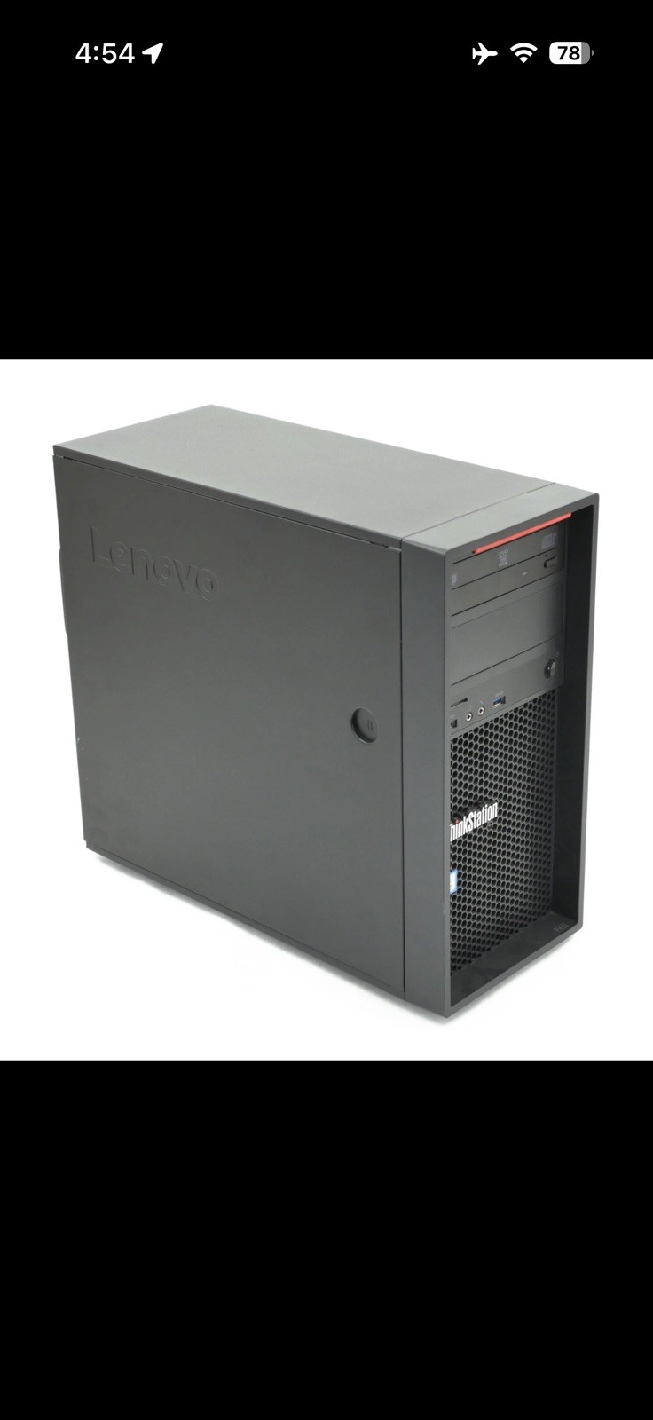 Lenovo ThinkStation P410 Tower Xeon E5-1650 RAM 32GB SSD 512GB Quadro K1200