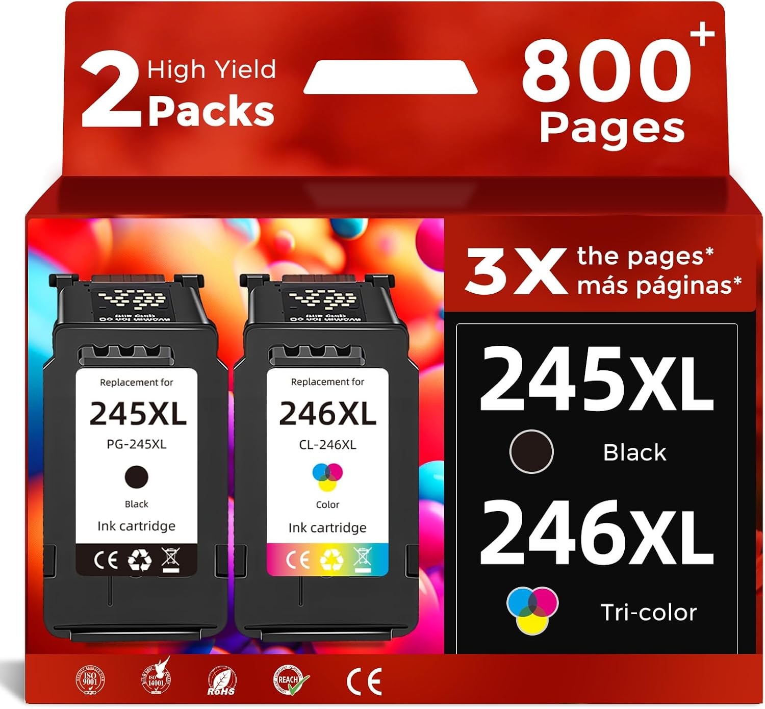 FLYFAR High-Yield Compatible Ink for Canon PIXMA TR/TS/MG/IP/MX