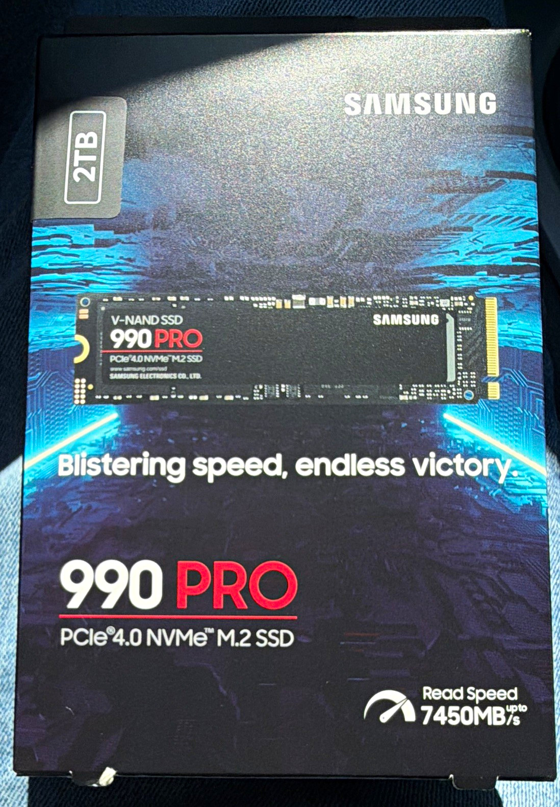Samsung 990 PRO 2TB PCIe 4.0 NVMe M.2 Internal SSD MZ-V9P2T0B/AM