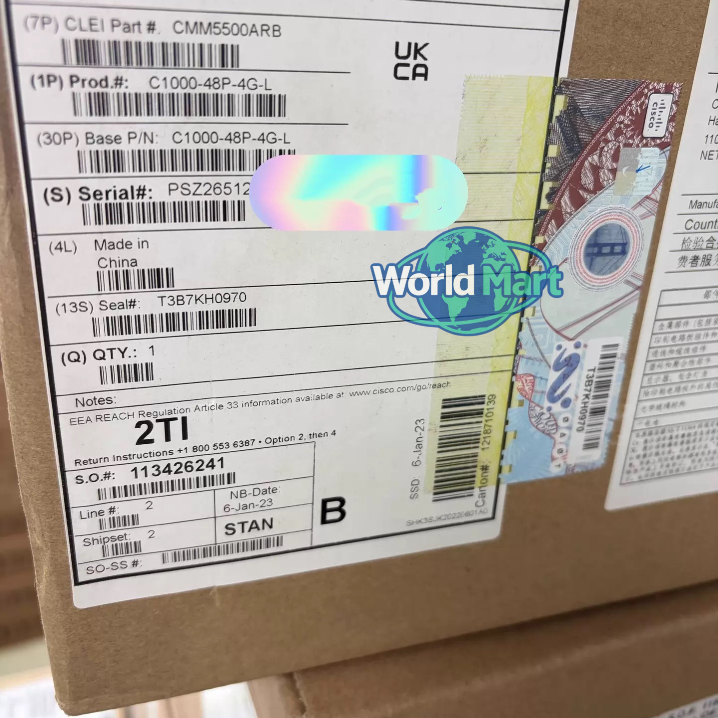 Brand new Cisco C1000-48P-4G-L Enterprise Switch C1000-48P-4G-L  (FedEx/DHL)