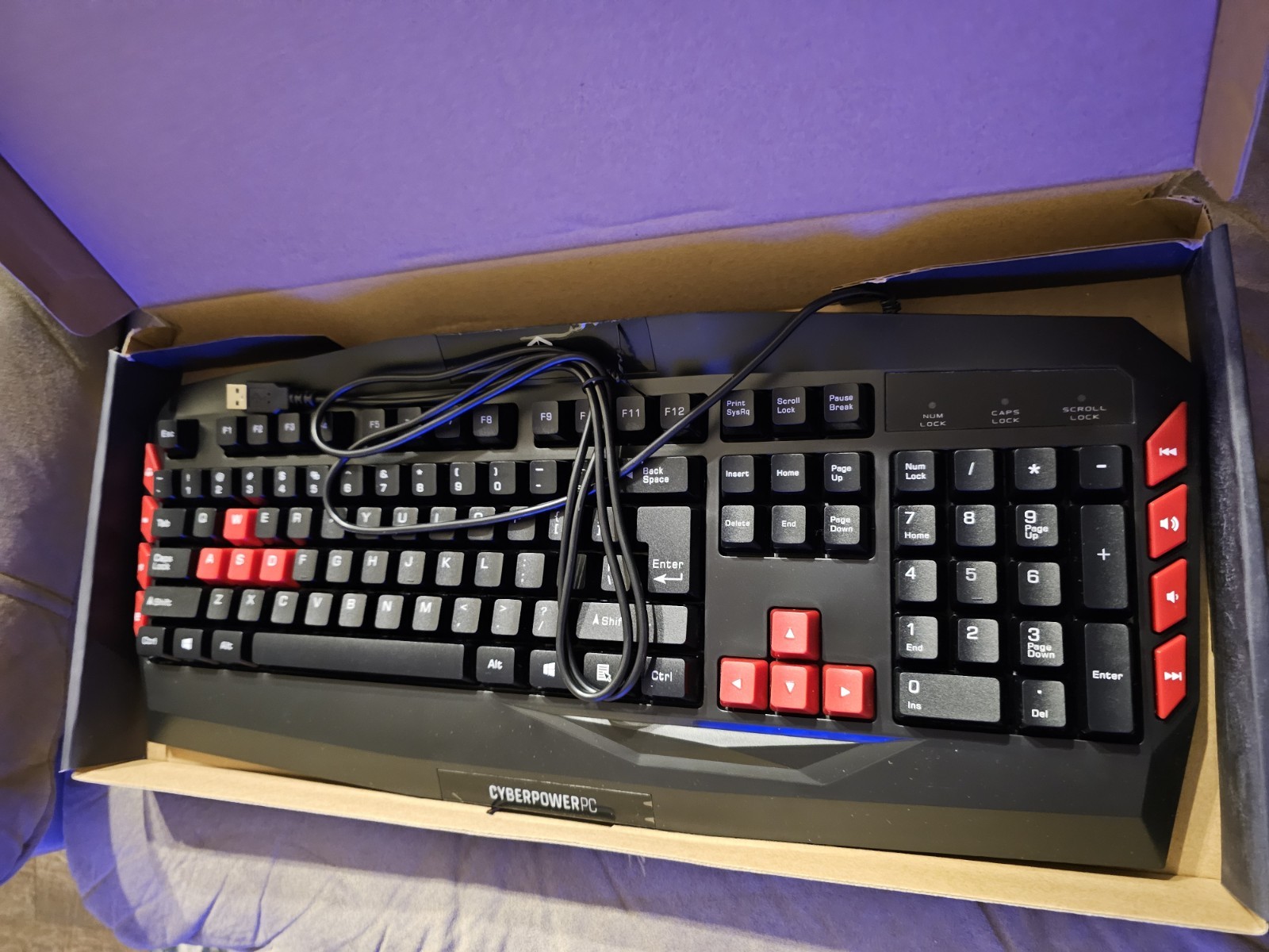 CyberPower PC Gaming Keyboard Unused Original Box