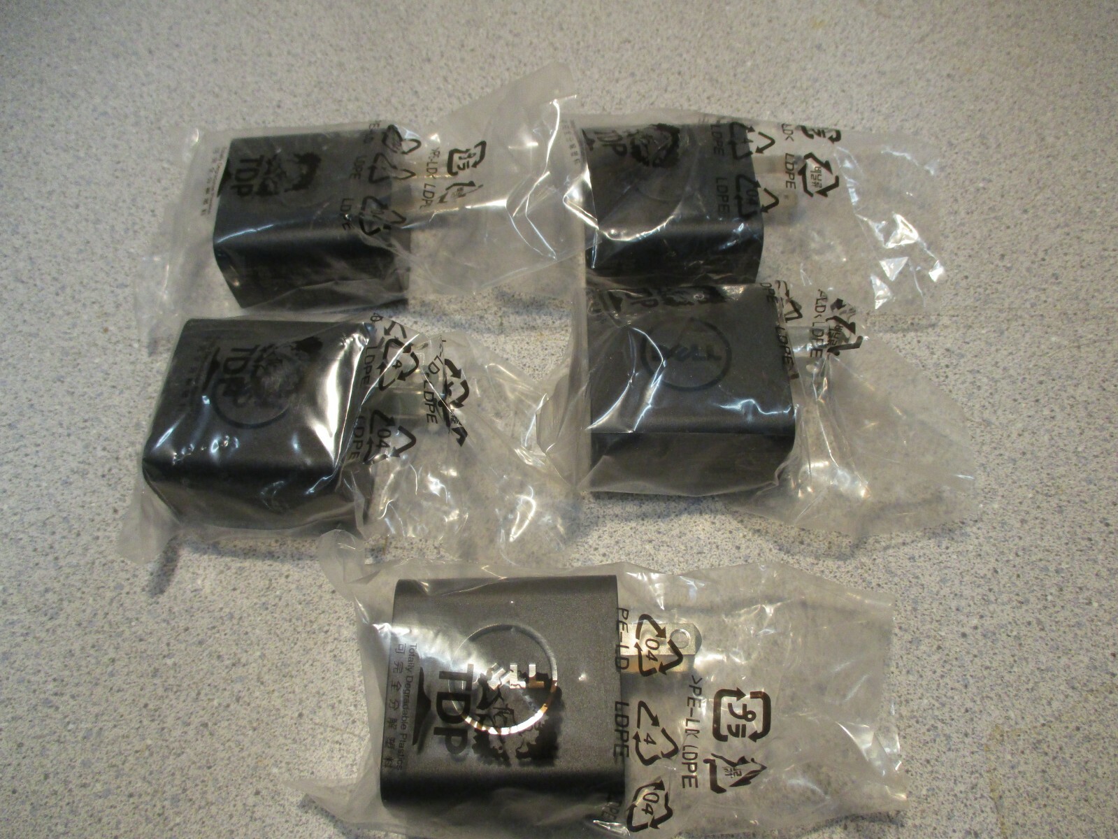 Lot of 5 New Original Dell AC Adapter Wall Charger 10W 5V 2A X6WRH LA10USNM130