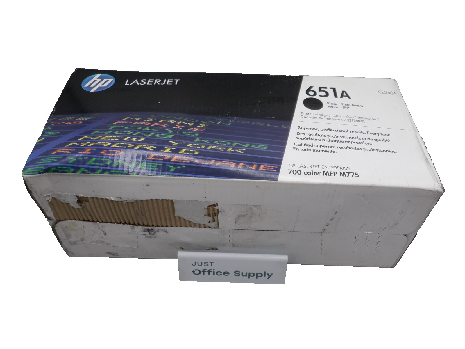 Genuine HP 651A CE340A Black Print Toner Cartridge  H