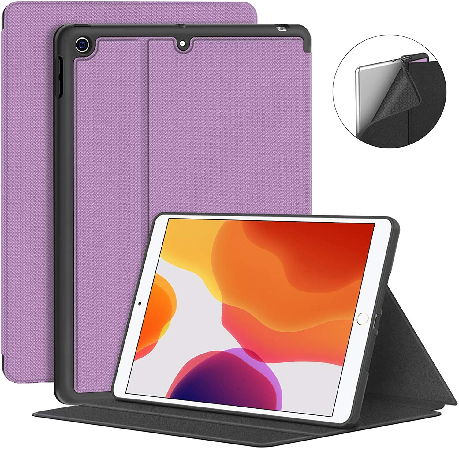 Supveco Stand Folio Case for iPad 10.2 " 9th 8th & 7th Generation