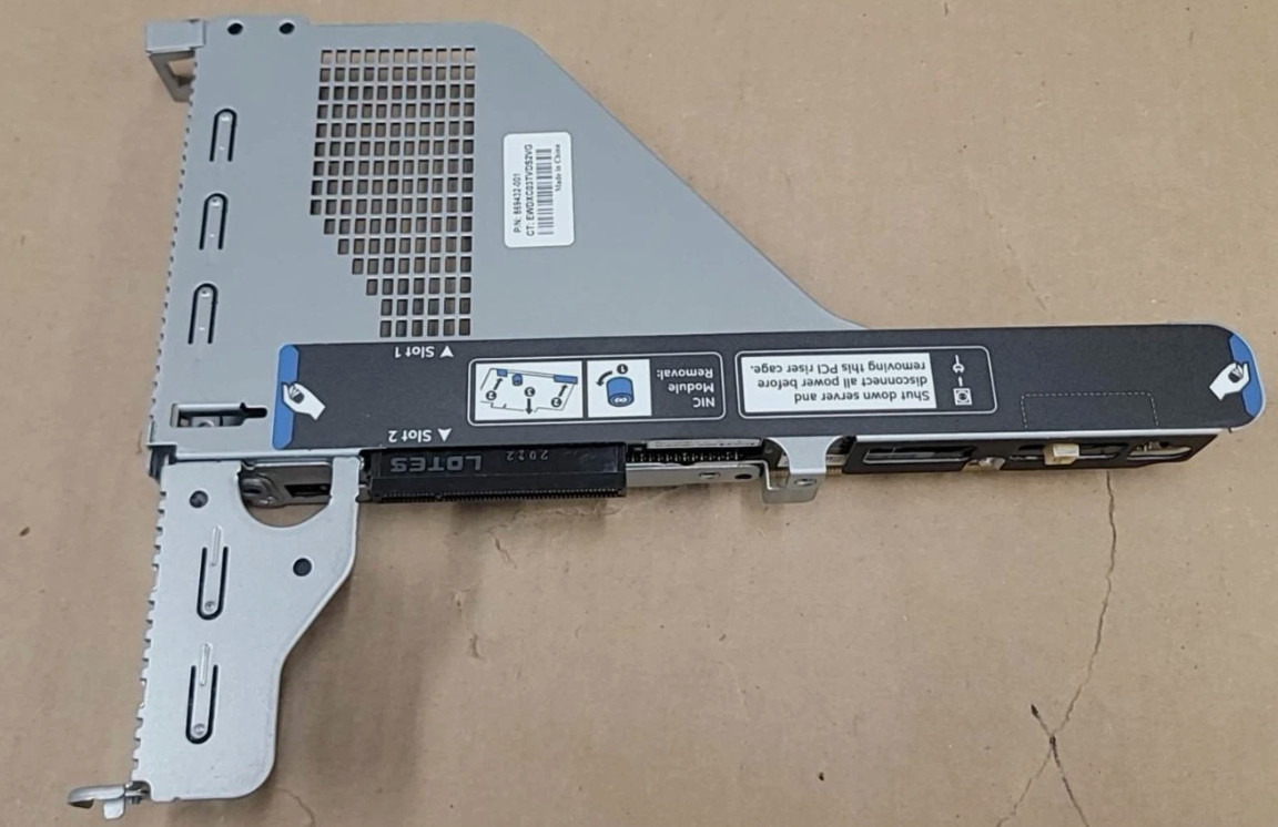 HPE 869432-001 DL360 G10 Primary Riser with cage 875545-001