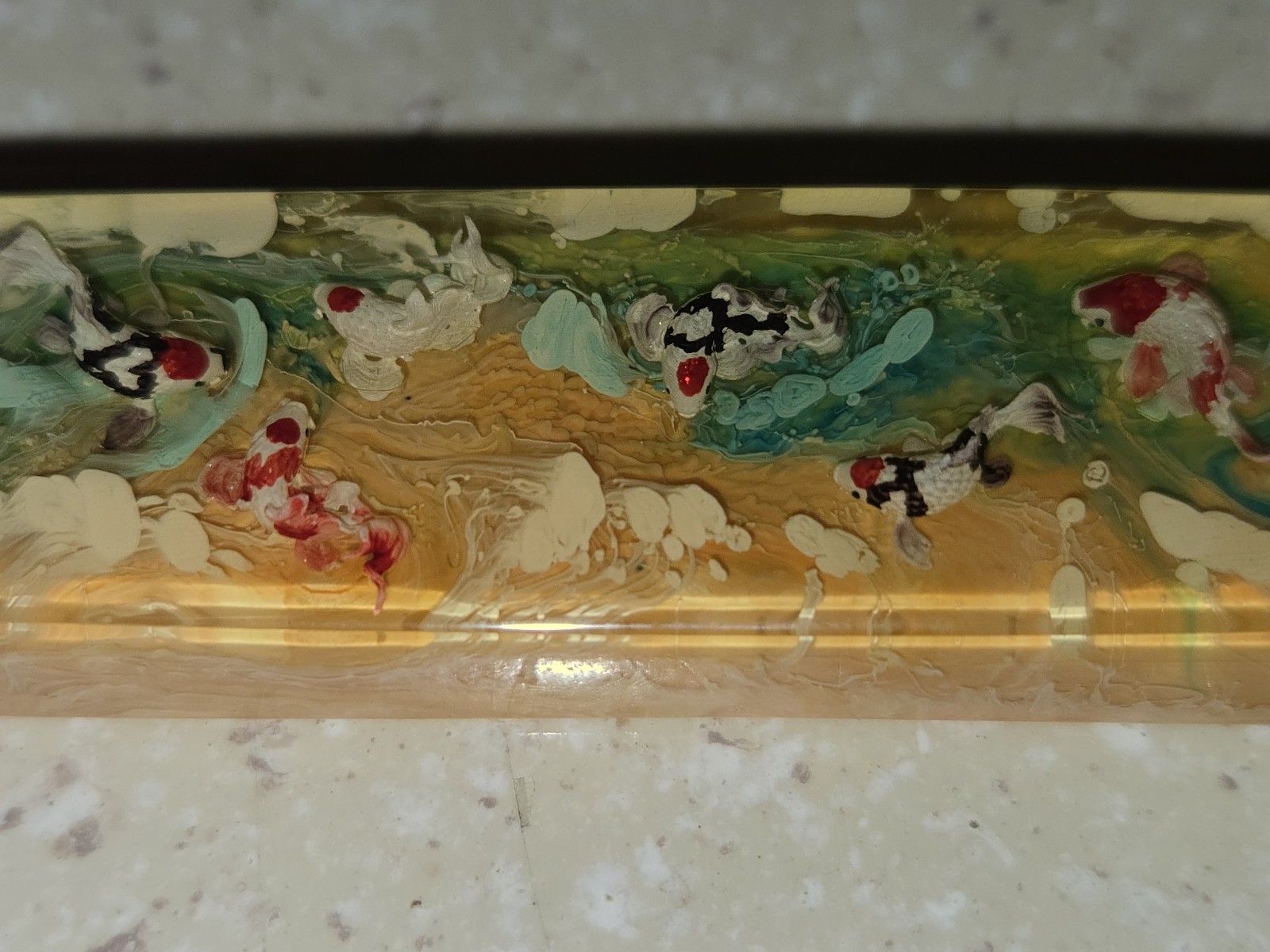 Jelly Key Zen Pond artisan keycap 2.75u Candy Shushui low profile