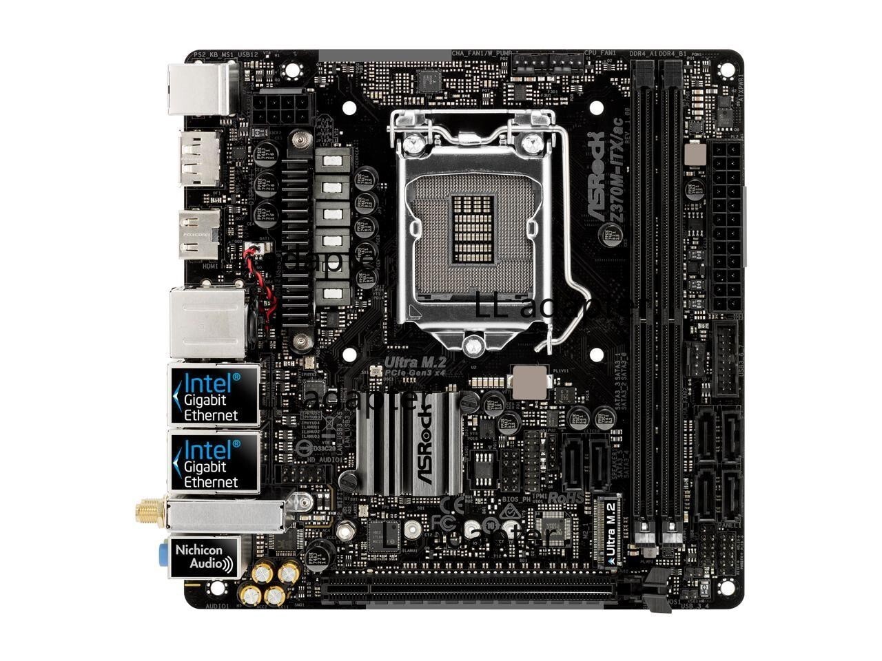 ASRock Z370M-ITX/ac LGA 1151 Intel Z370 Mini ITX Intel Motherboard