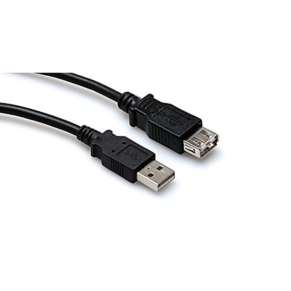 Hosa USB-205AF High Speed USB Extension Cable, Type A to Type A - 5 ft