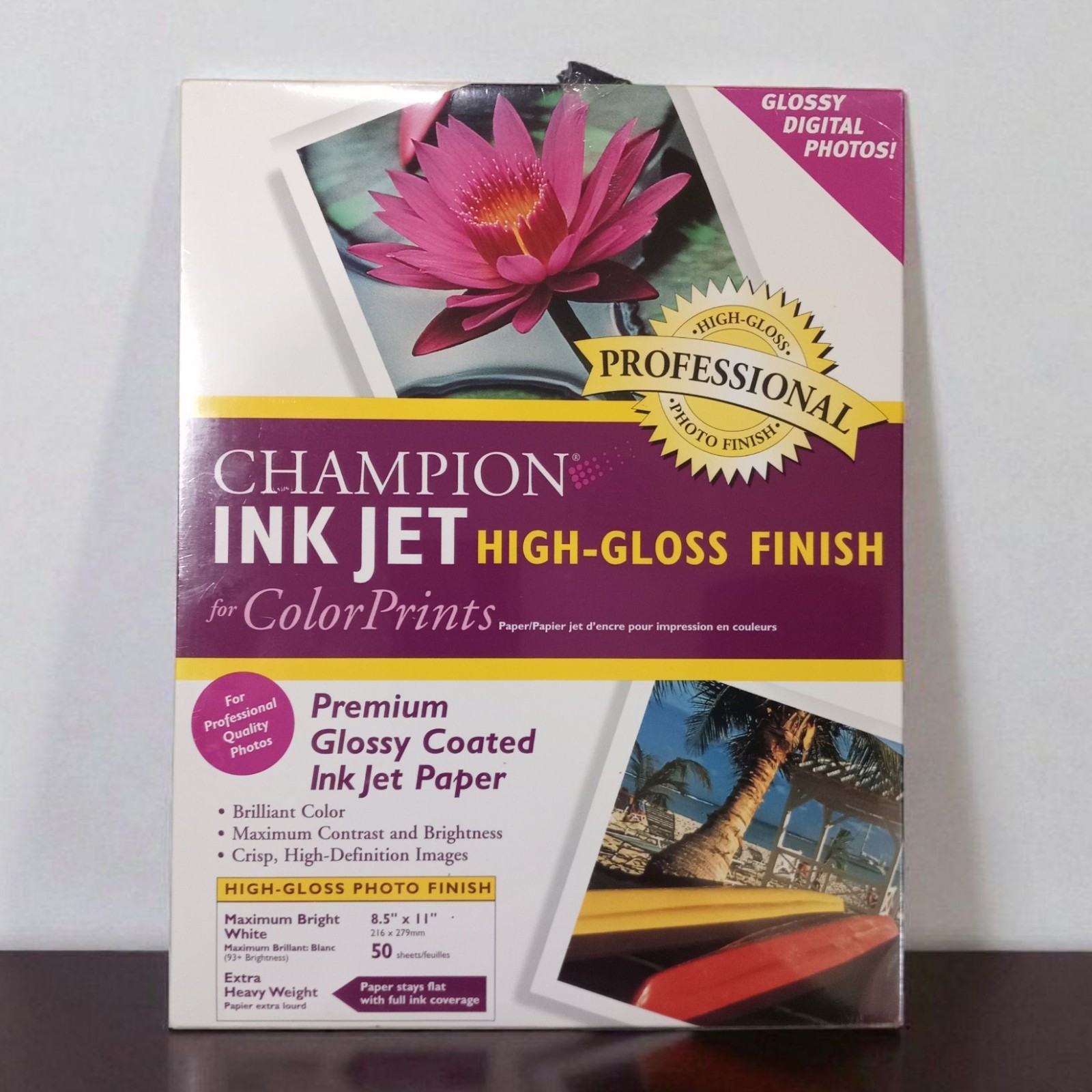 Champion Ink Jet Professional Photo Paper 50 Sheets 8.5x11 Extra Heavy Weight