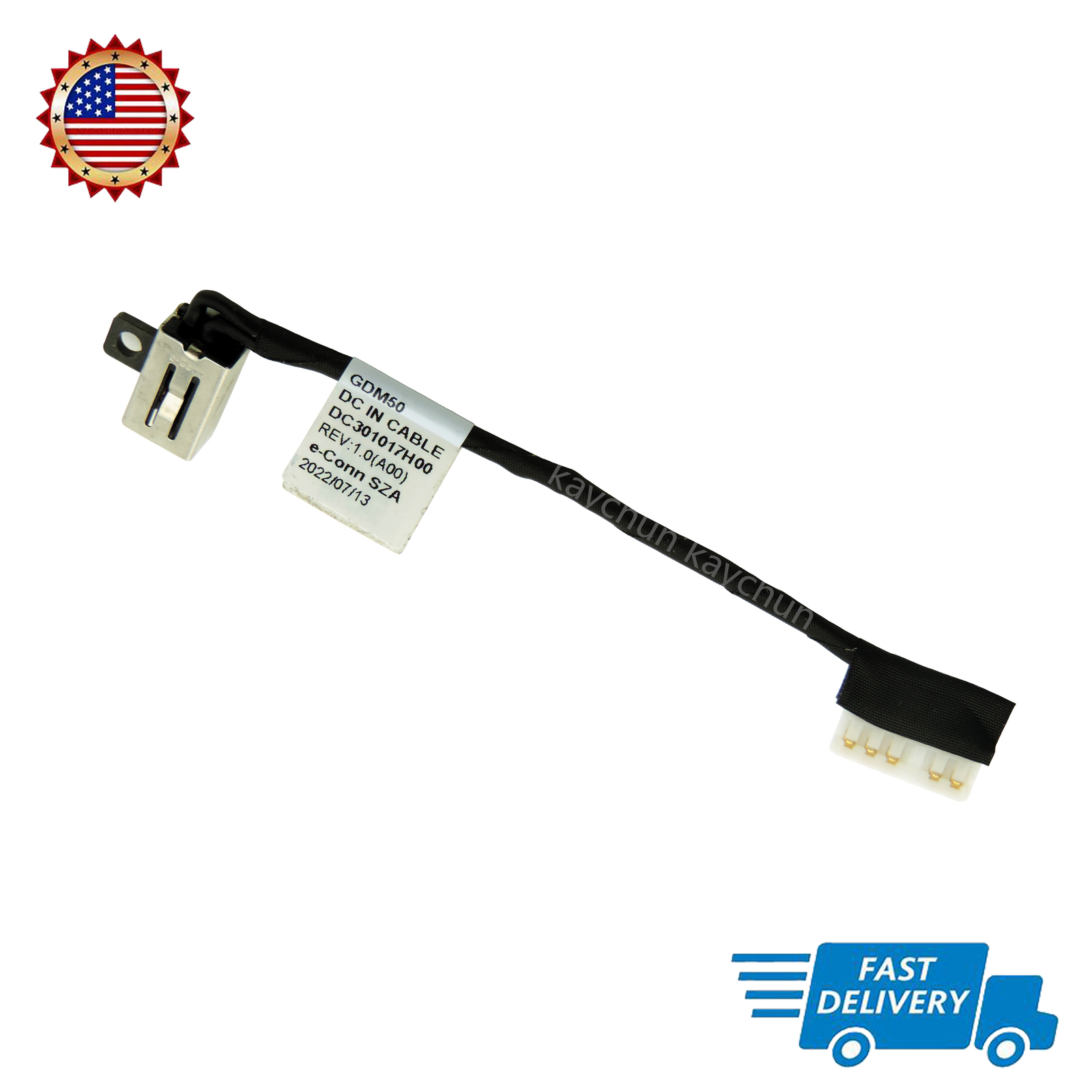 Original DC IN power jack cable for Dell Inspiron 15 3511 GDM50 Charging port