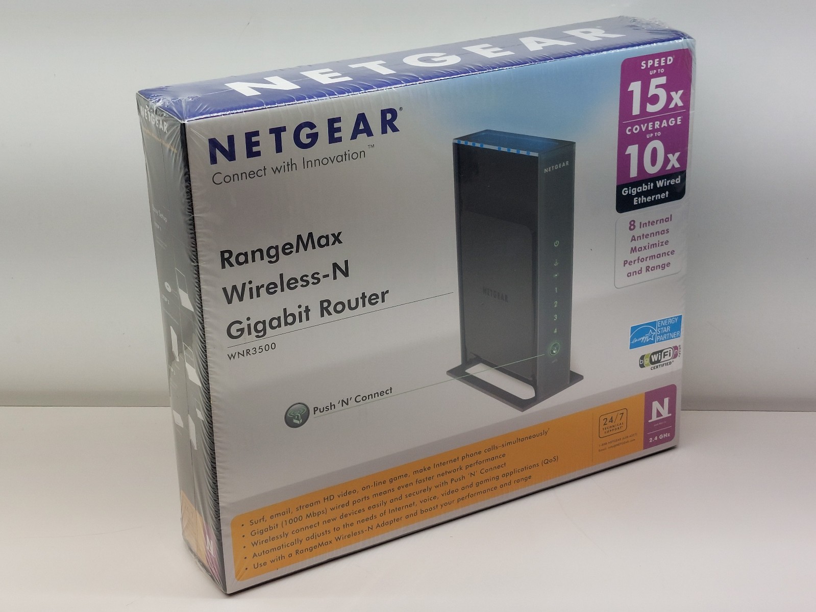 Netgear WNR3500 RangeMax Wireless-N Gigabit Router 606449055122