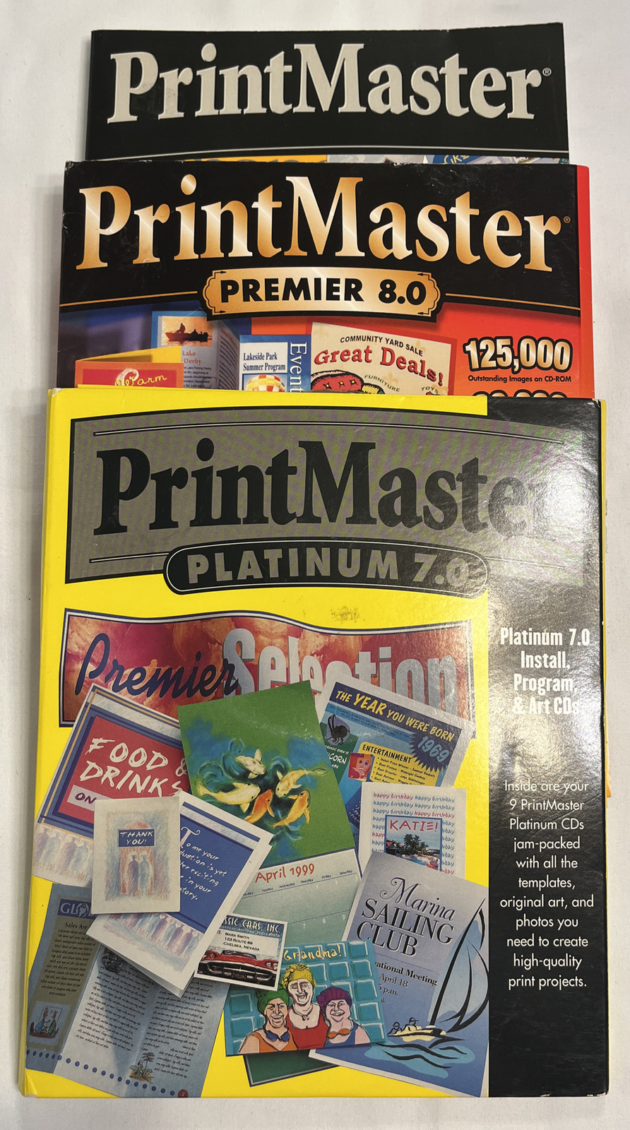 Print master Lot--Platinum 7.0--Premier 8.0--Design Guide and Portfolio 8.0