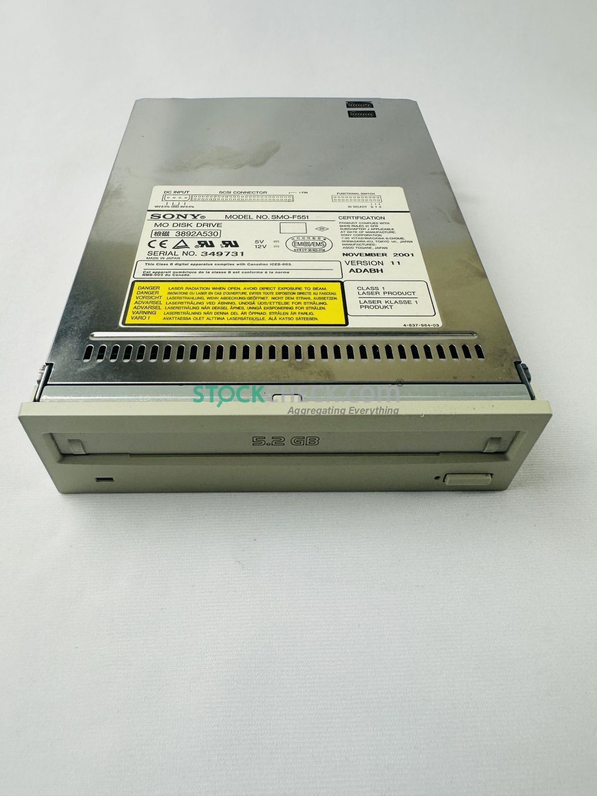 Sony SMO-F551 MO Disk Drive