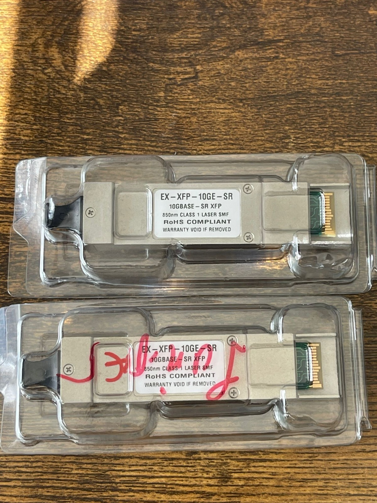 lot of 2 New EX-XFP-10GE-SR Juniper Compatible 10GBASE-SR XFP Transceiver 850nm