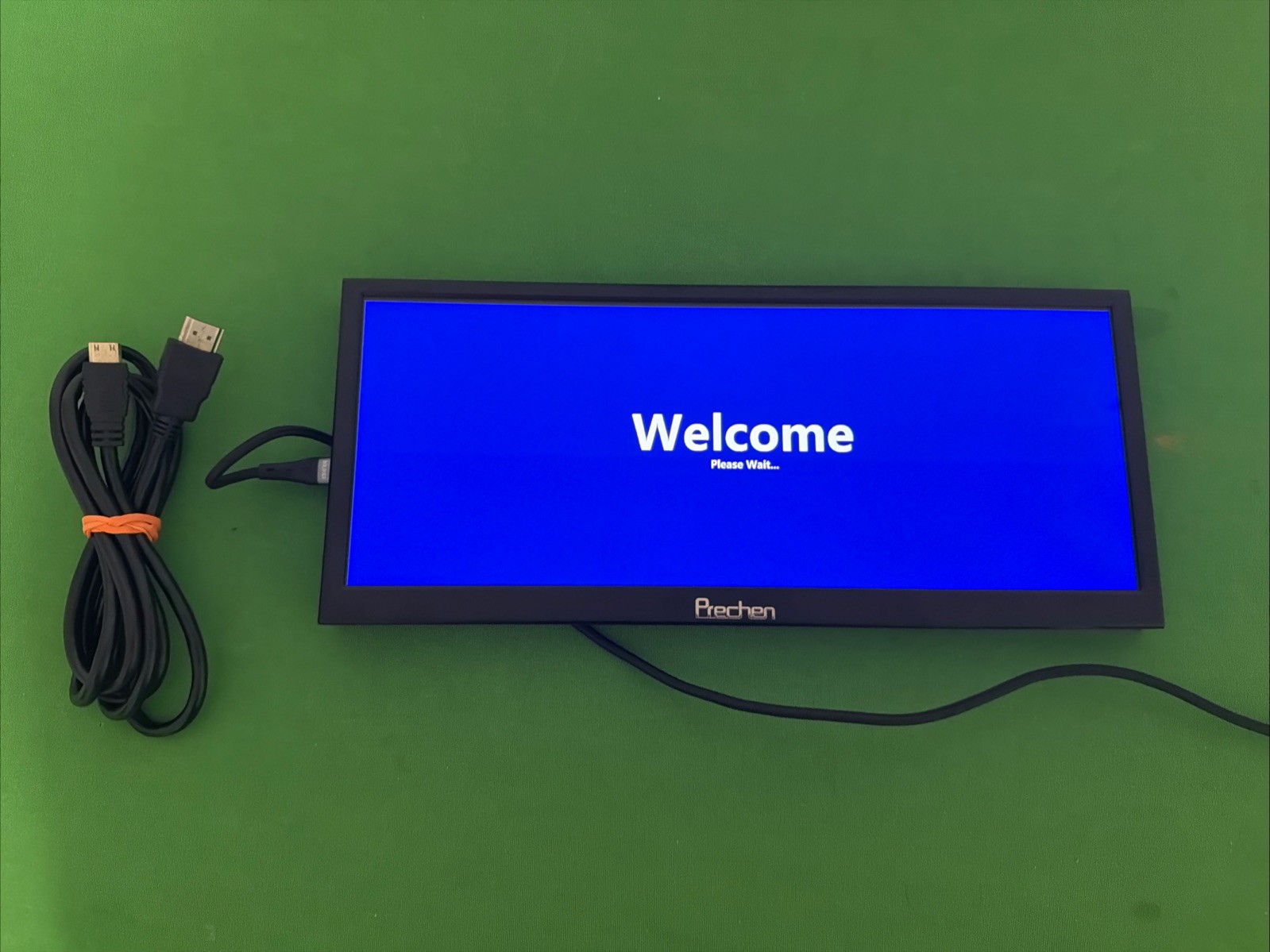 PRECHEN 12.3 Inch Touchscreen Secondary Monitor IPS Stretched Bar LCD Travel