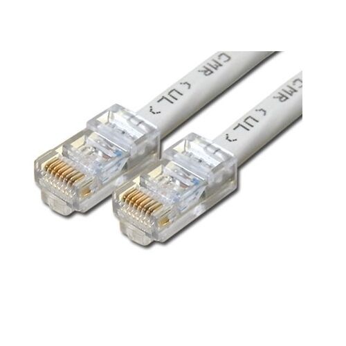 CHN Lot of 5 Ready to Go 36" (3FT) Crossover Cable NC-X44303 Cat5 Ethernet Beige