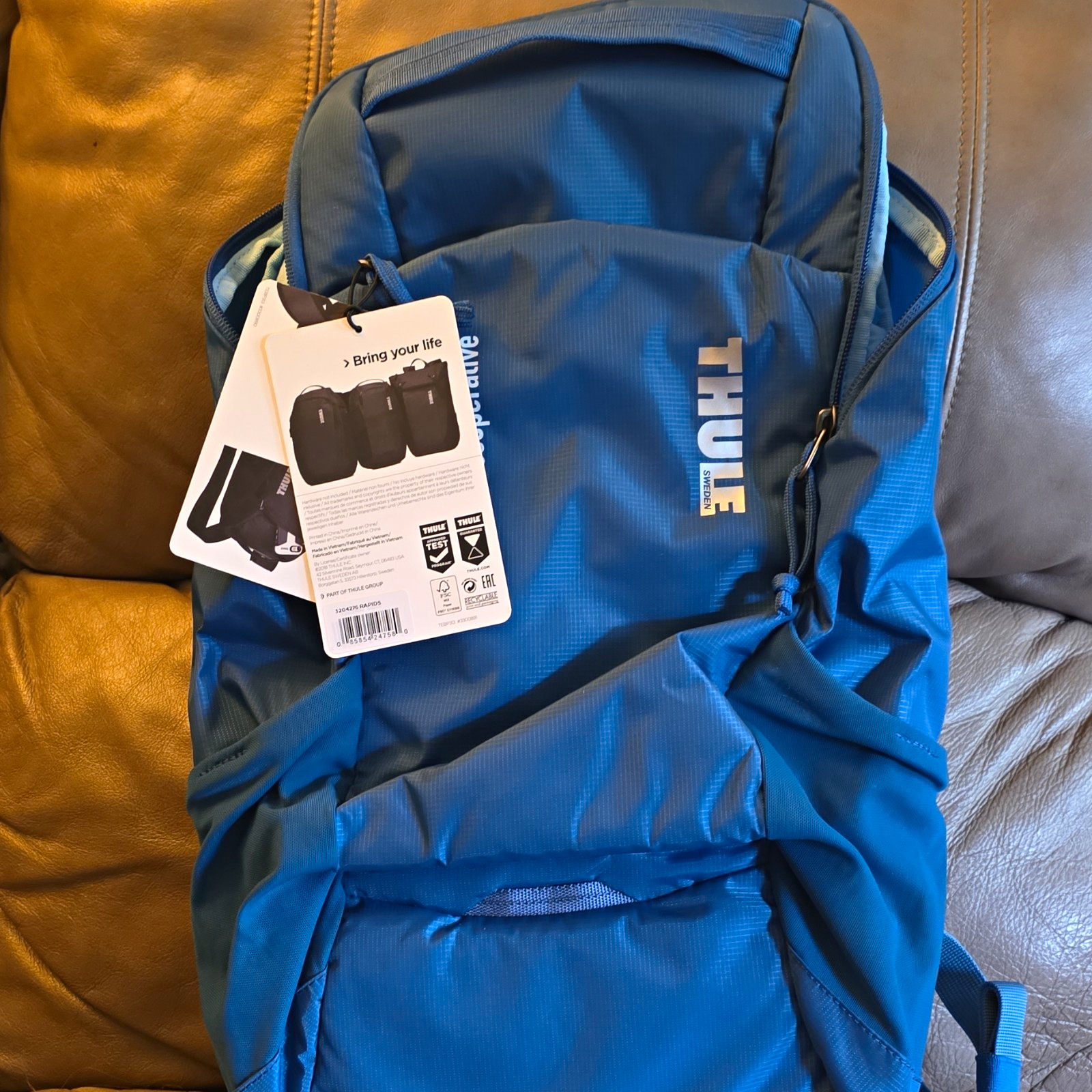 Thule Accent Backpack 23L Blue 15in Laptop Nylon Padded Backpack TCAM-7116