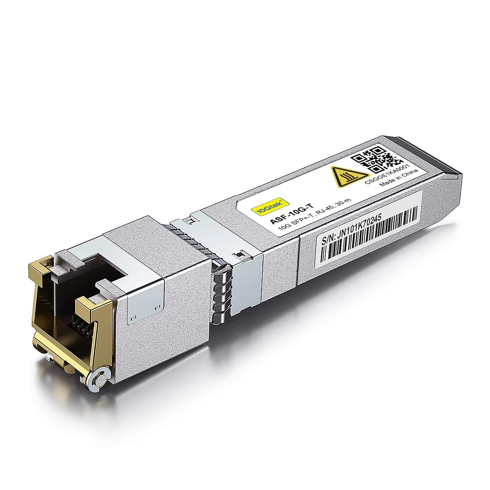 10Gtek 10Gbe SFP+ Copper Ethernet CAT.6a Module, up to 30-Meter, for Cisco SFP-1