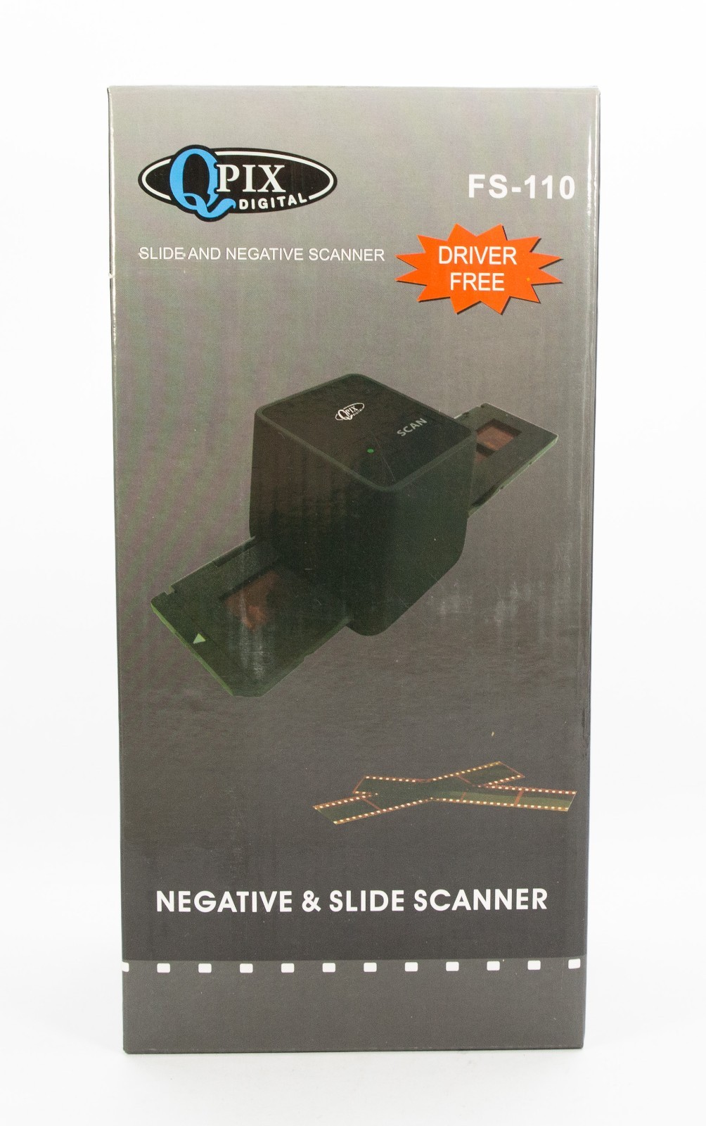 QPIX Digital FS-110 Slide & Negative Film Scanner 5.1MP USB 2.0 Boxed