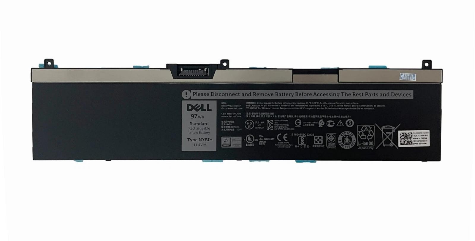 97Wh NYFJH Battery Genuine Dell Precision 7530 7540 7730 7740 P74F P34E Series