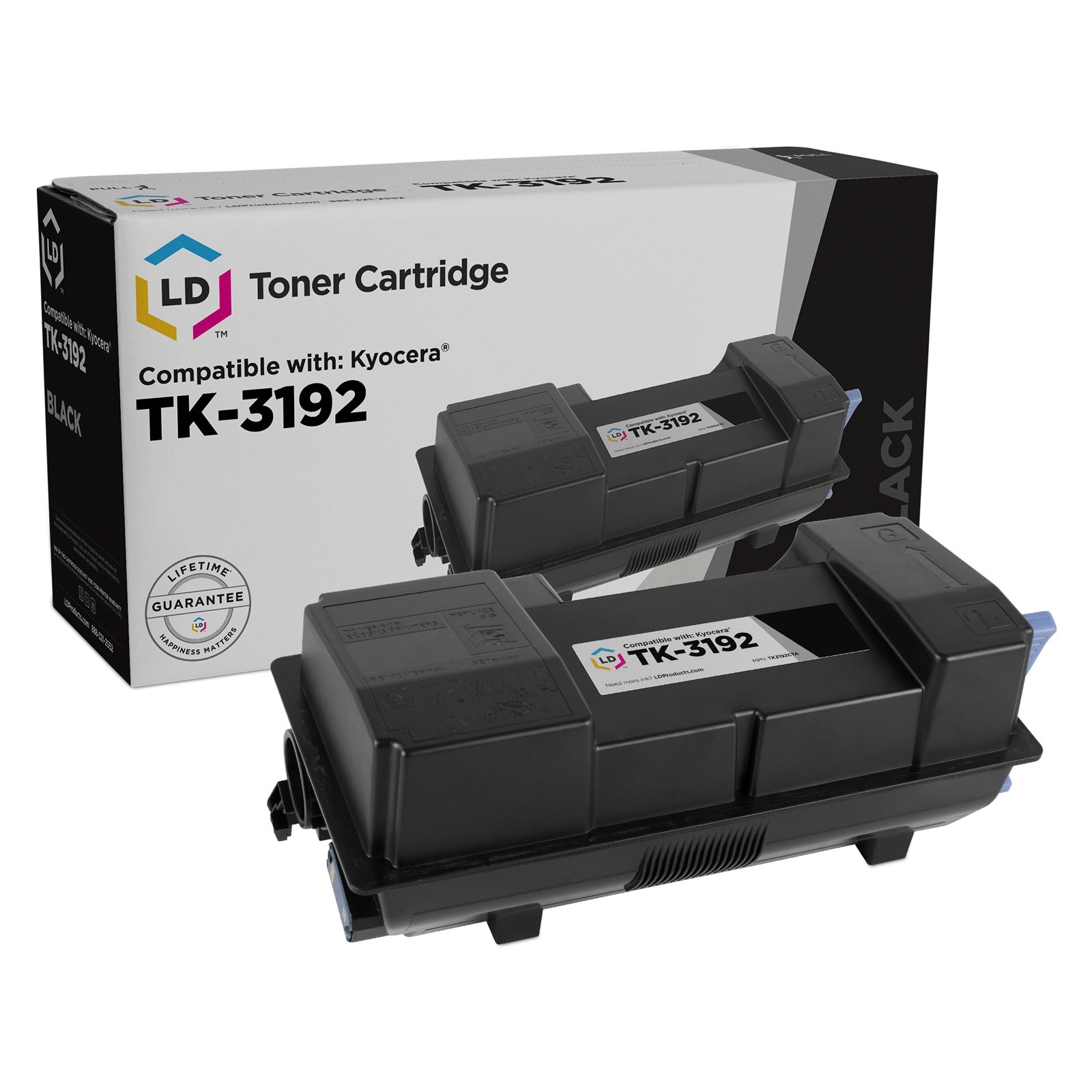 LD Compatible Kyocera Mita TK-3192 (1T02T60US0) Black Toner for ECOSYS P3060dn