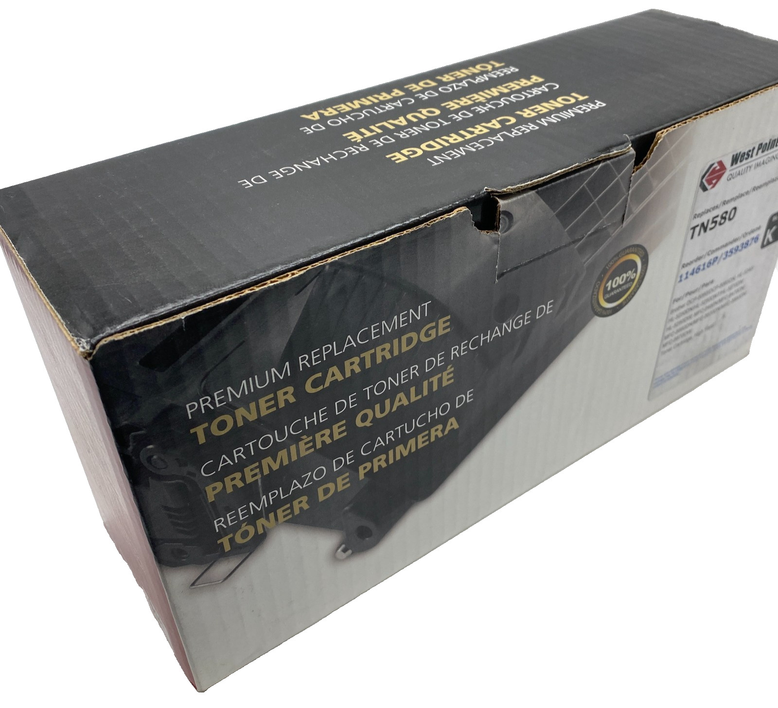 West Point Products TN580 HIGH YIELD TONER CARTRIDGE BLACK 114616P / 3593876