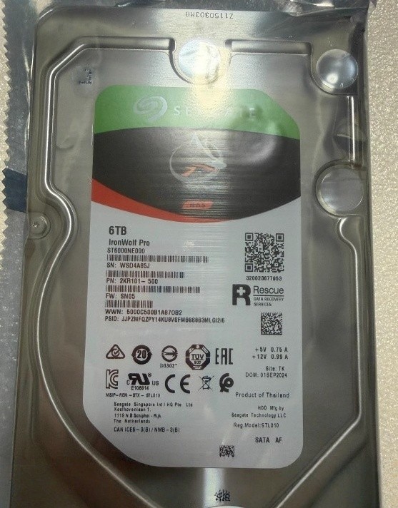 ST6000NE000 New Seagate IronWolf Pro 6TB Hard Drive 3.5" Internal SATA 7200rpm