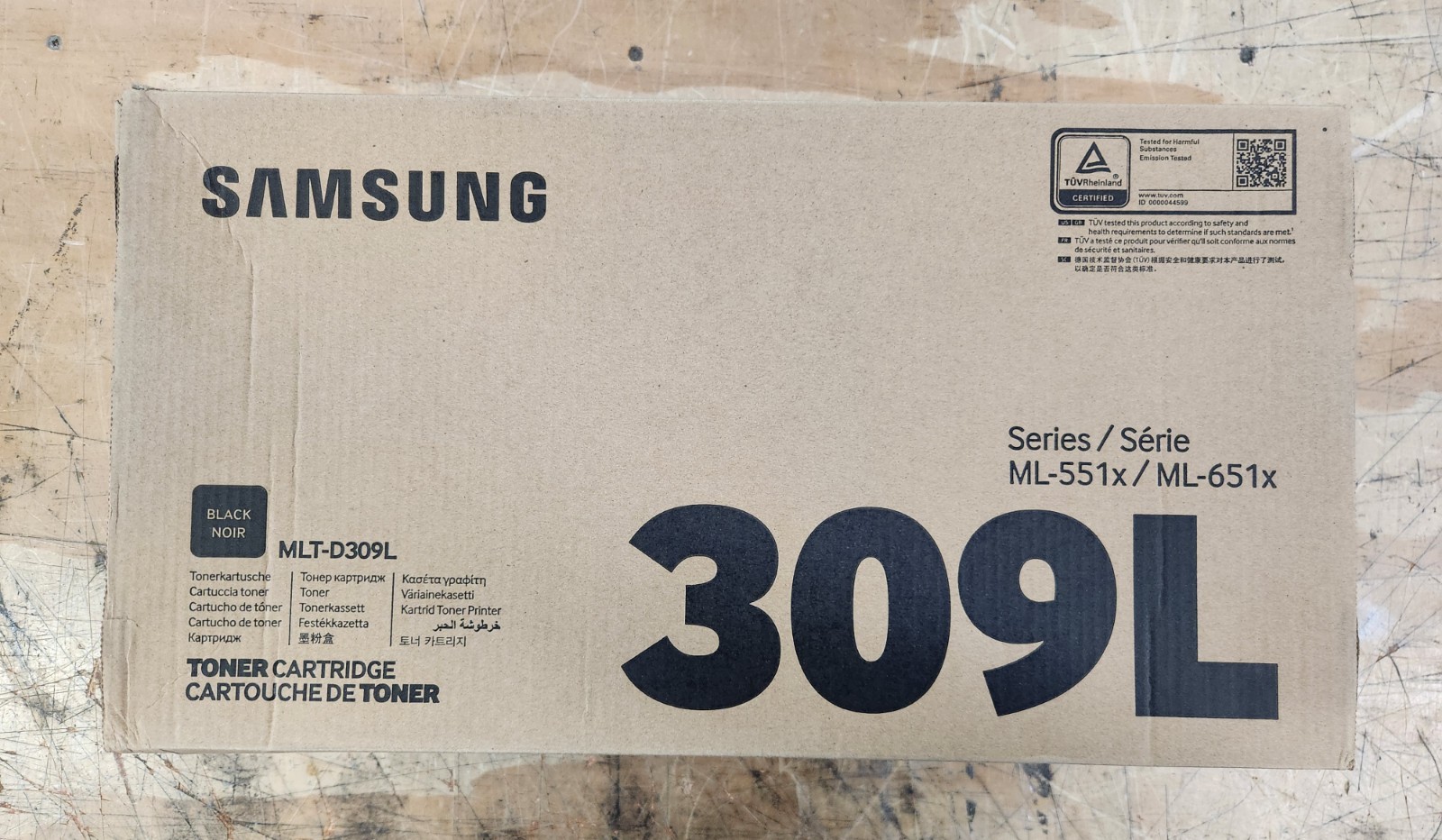 Genuine Samsung MLT-D309L Black Toner for ML-551x/651x