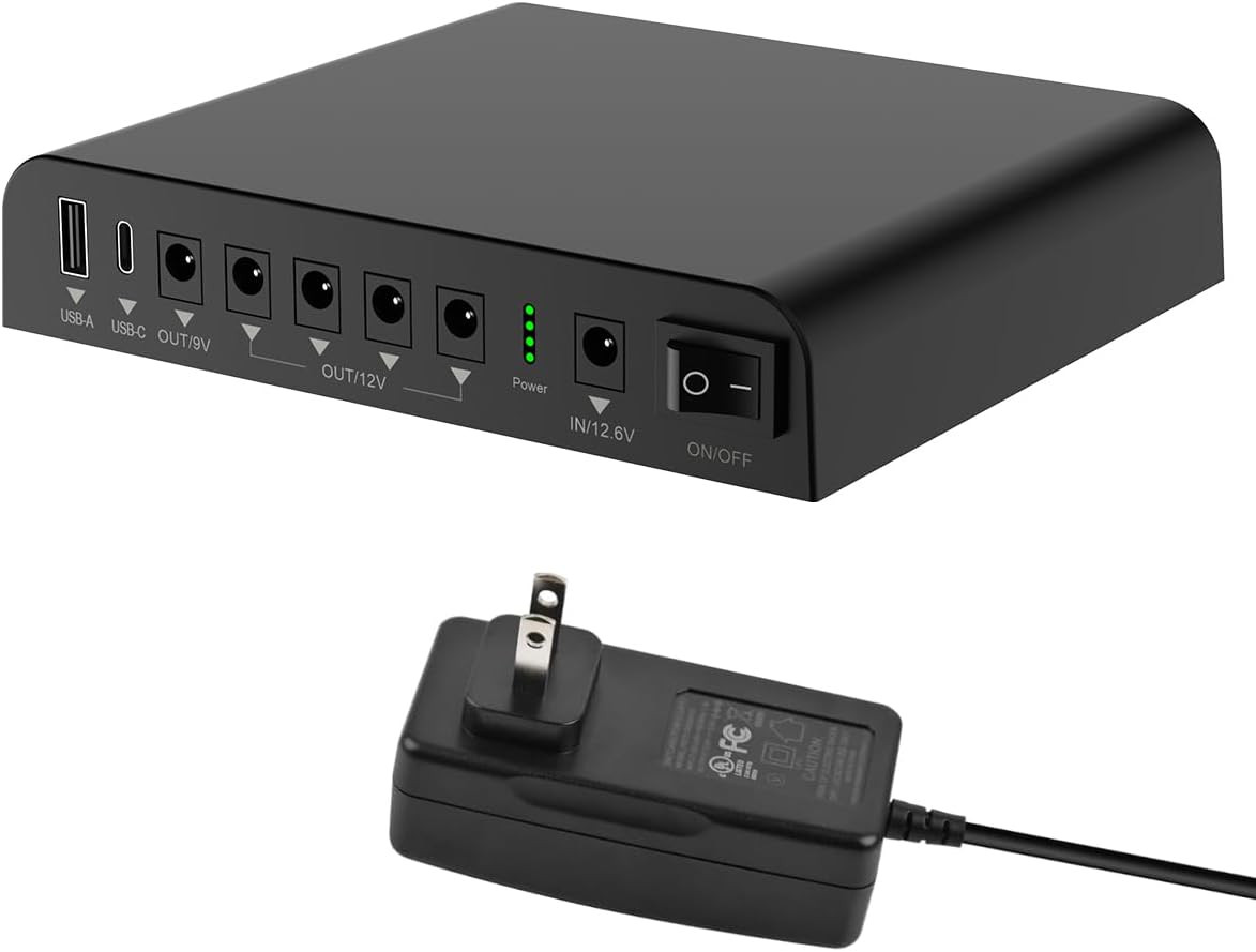 Talentcell Mini UPS Uninterrupted Power Supply 27000Mah 97.2Wh Lithium Ion Backu