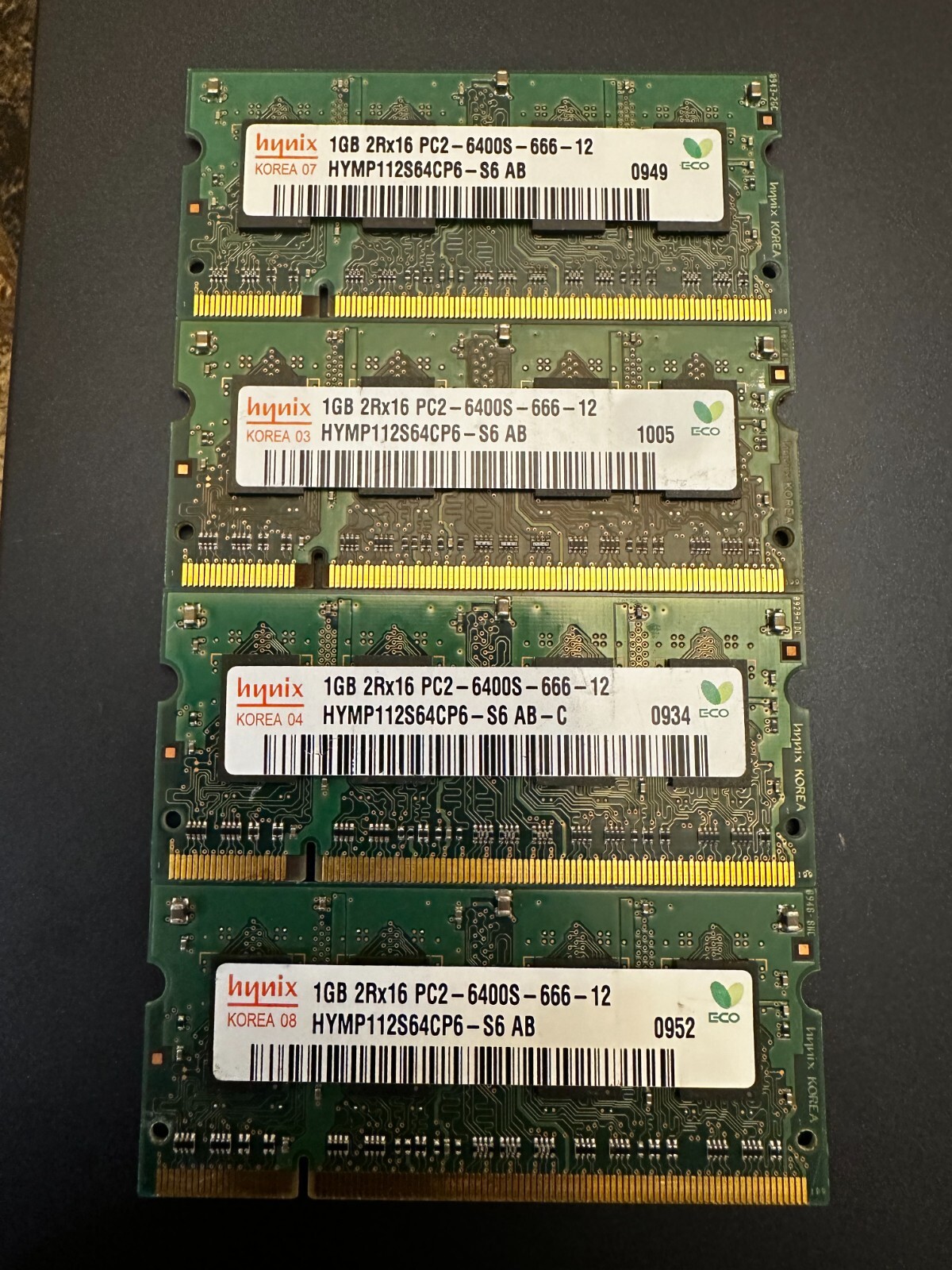 Hynix PC2-6400 (DDR2-800) 1 GB DIMM 800 MHz PC2-6400