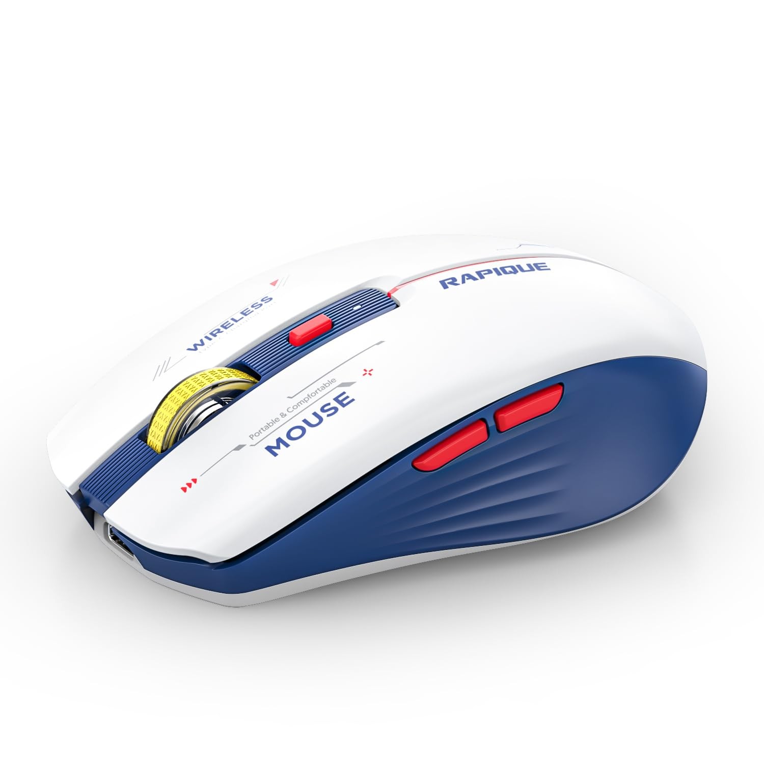 Bluetooth Wireless Mouse - (BT1/BT2+USB) Tri-Mode High Performance, Rechargea...